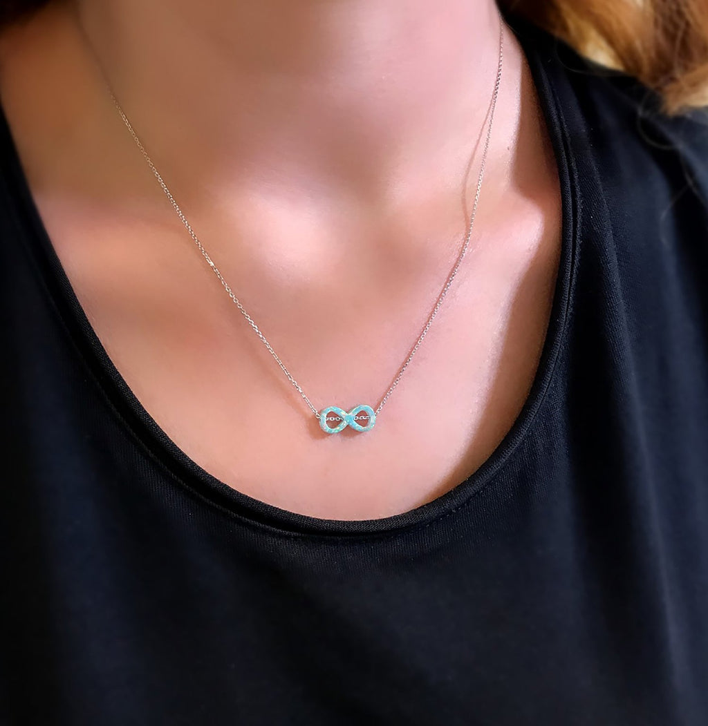 Infinity sign necklace 925 sterling silver infinity necklace - Etna Gift
