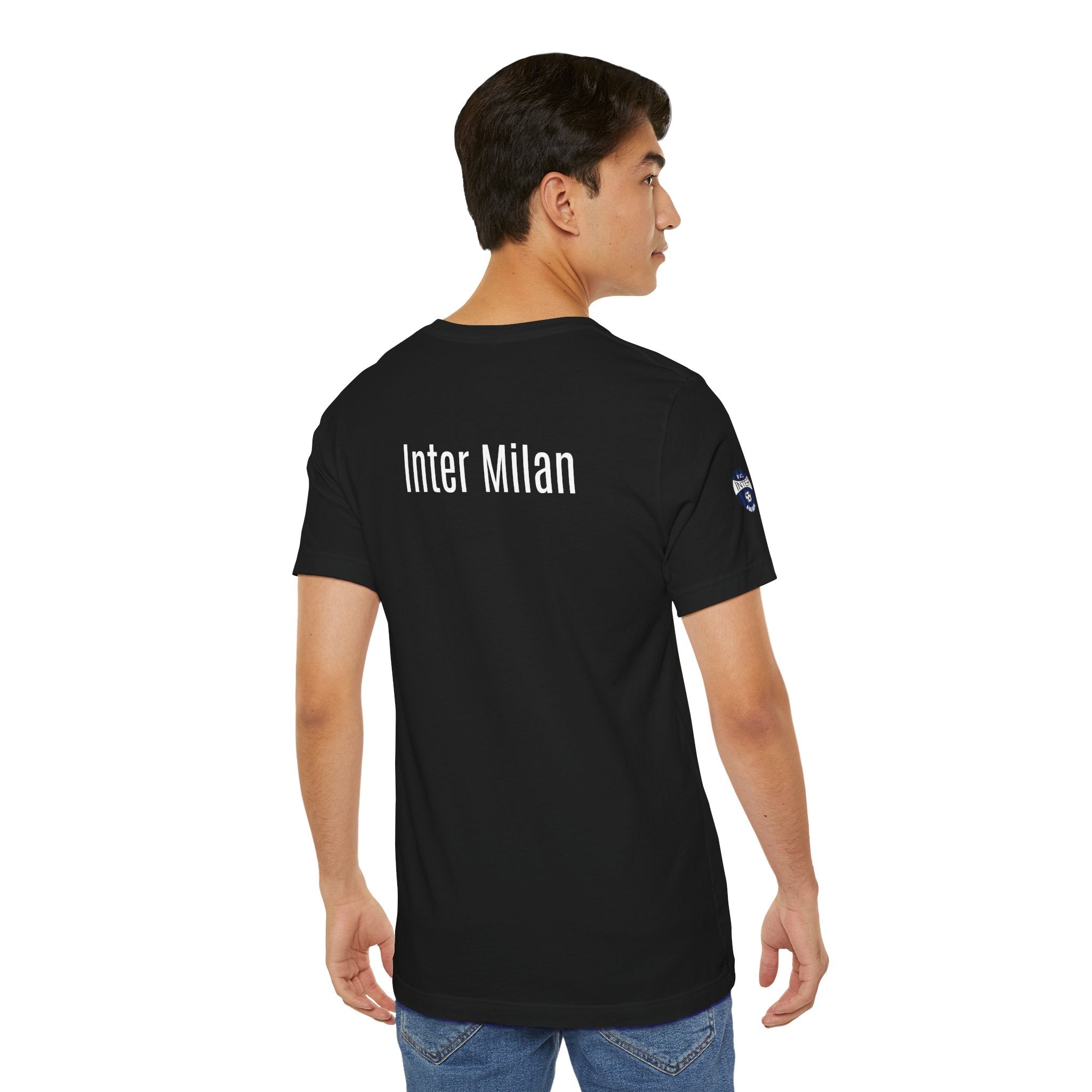 Inter Milan Crest T‑Shirt Minimal Football Fan Tee - Etna Gift