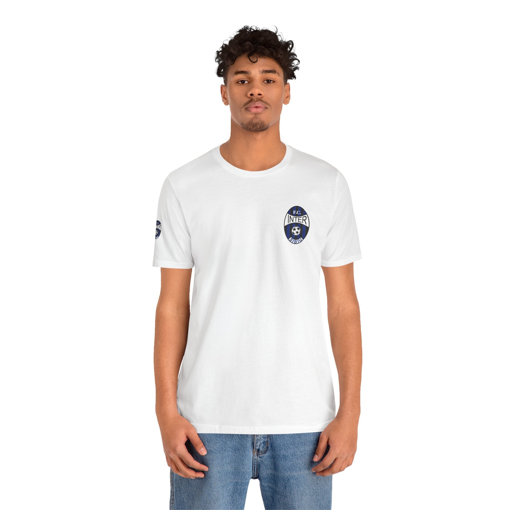 Inter Milan Crest T‑Shirt Minimal Football Fan Tee - Etna Gift