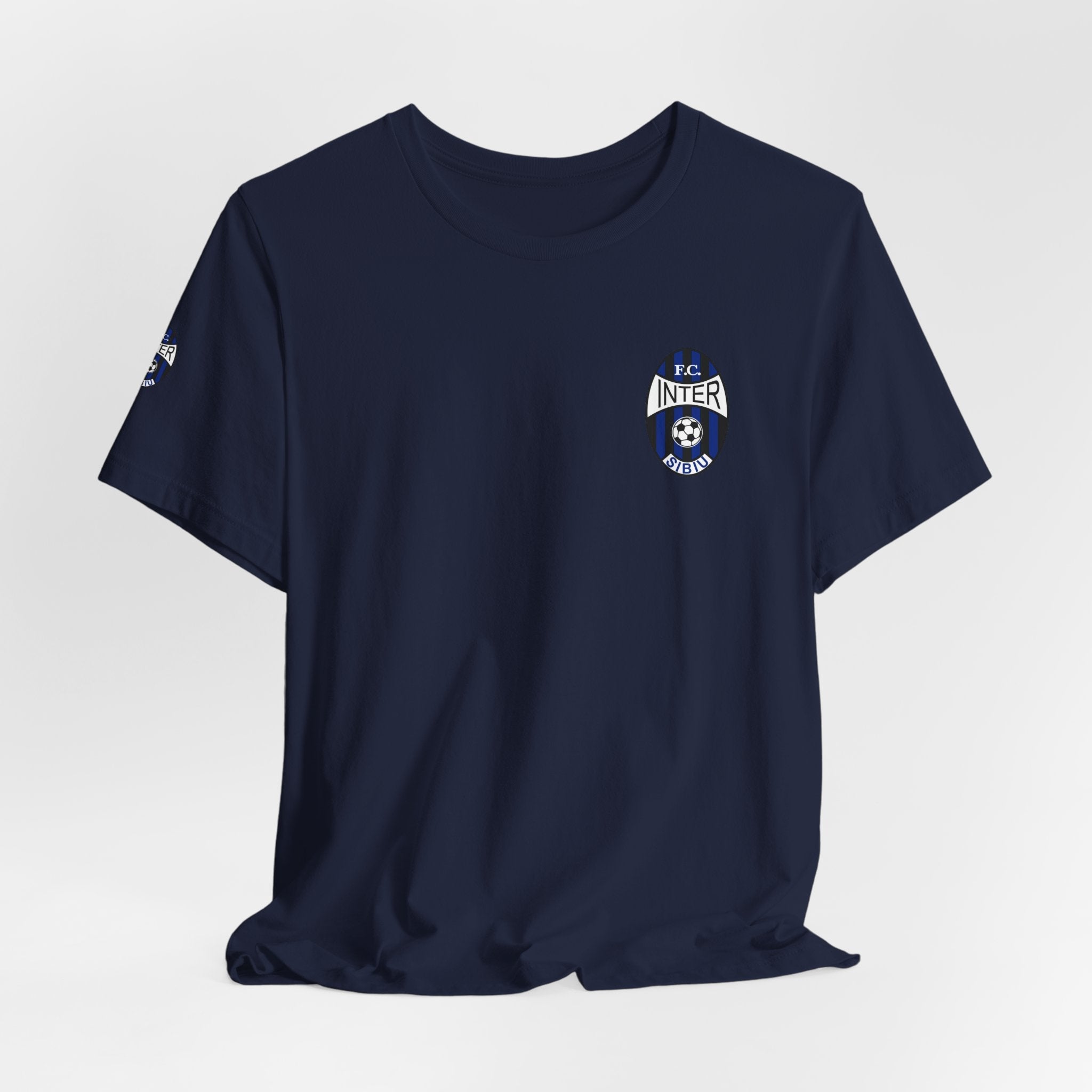 Inter Milan Crest T‑Shirt Minimal Football Fan Tee - Etna Gift