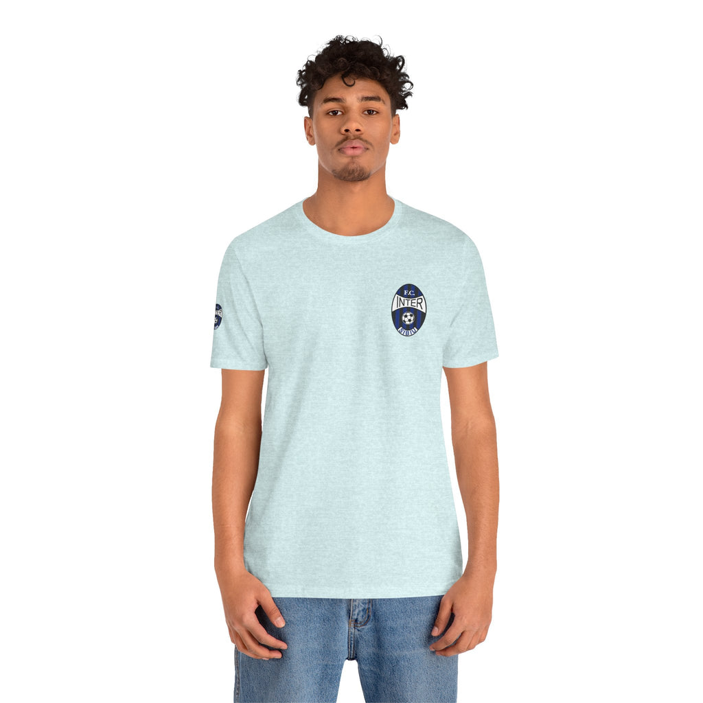 Inter Milan Crest T‑Shirt Minimal Football Fan Tee - Etna Gift