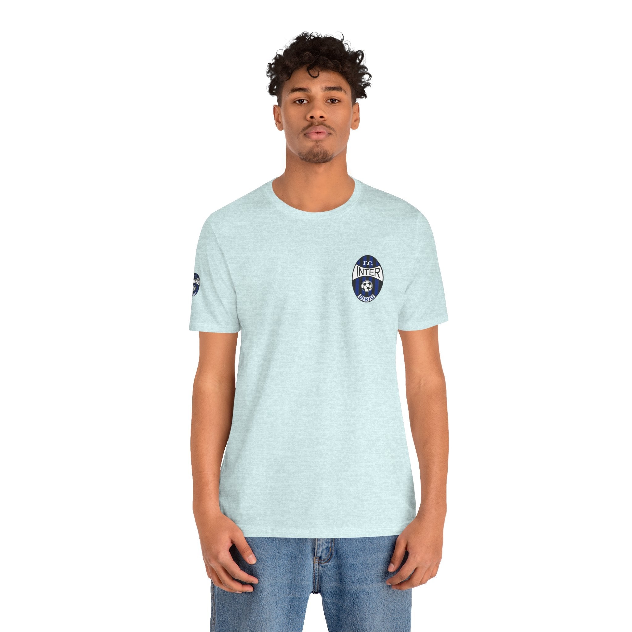 Inter Milan Crest T‑Shirt Minimal Football Fan Tee - Etna Gift