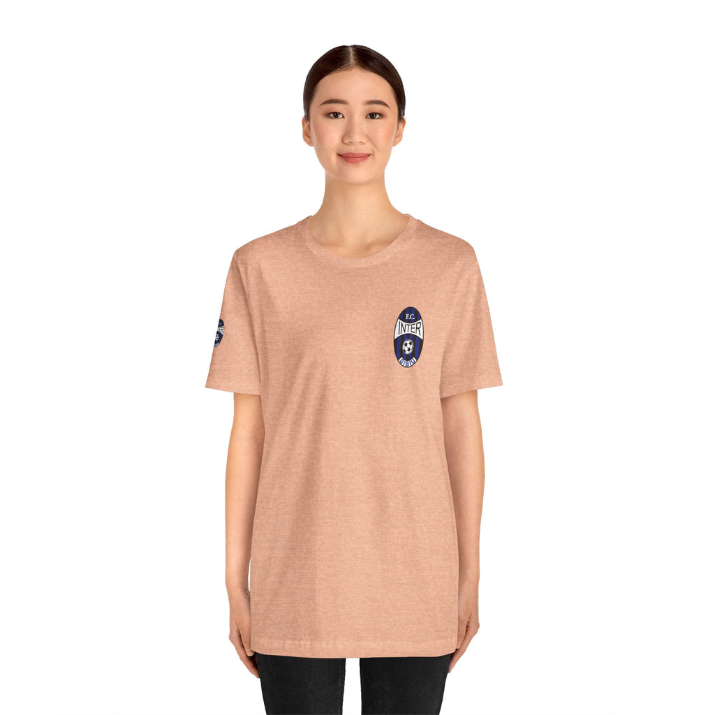 Inter Milan Crest T‑Shirt Minimal Football Fan Tee - Etna Gift