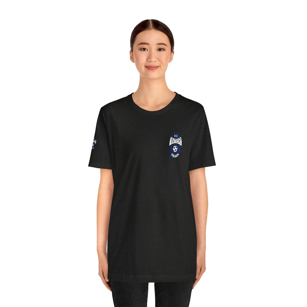 Inter Milan Crest T‑Shirt Minimal Football Fan Tee - Etna Gift