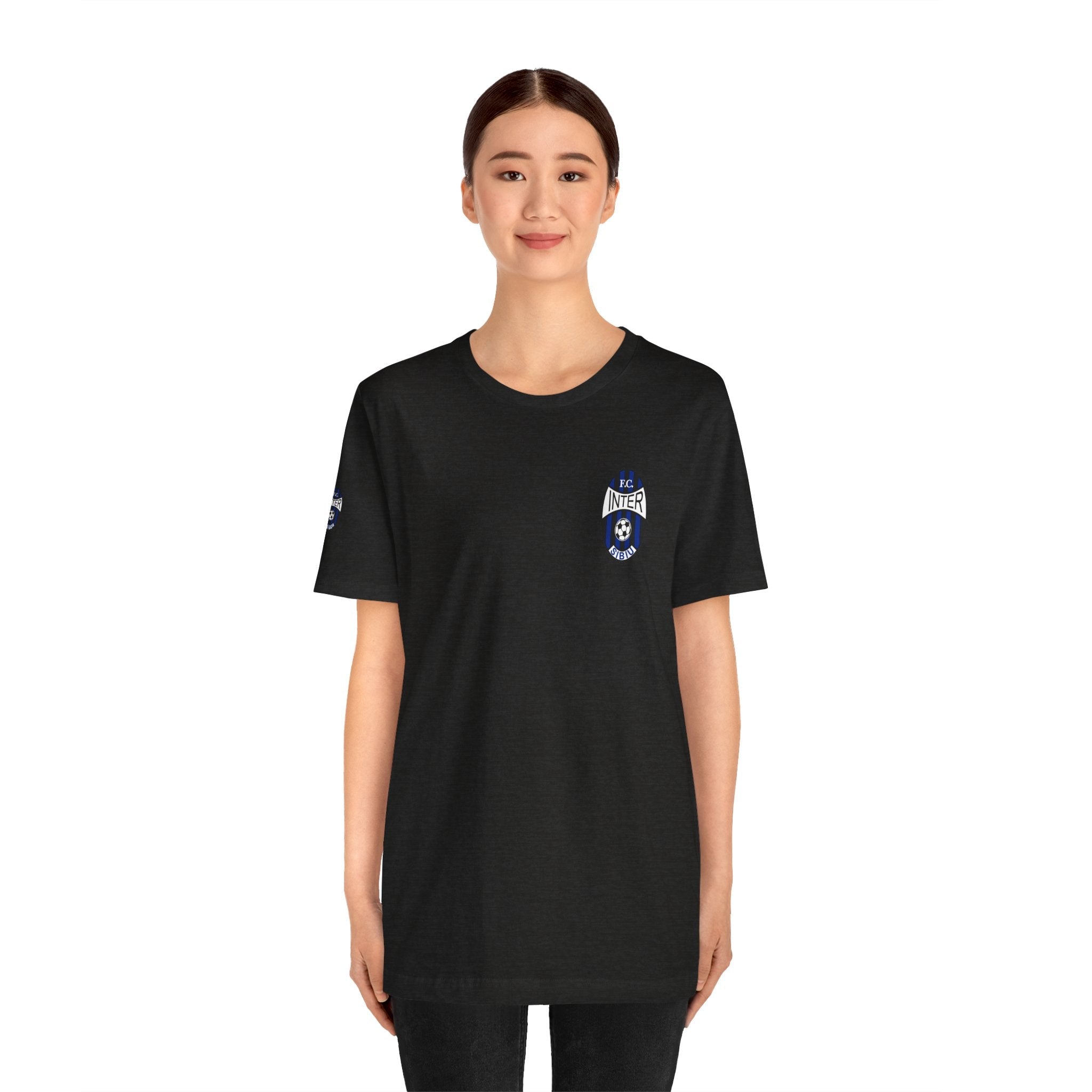Inter Milan Crest T‑Shirt Minimal Football Fan Tee - Etna Gift