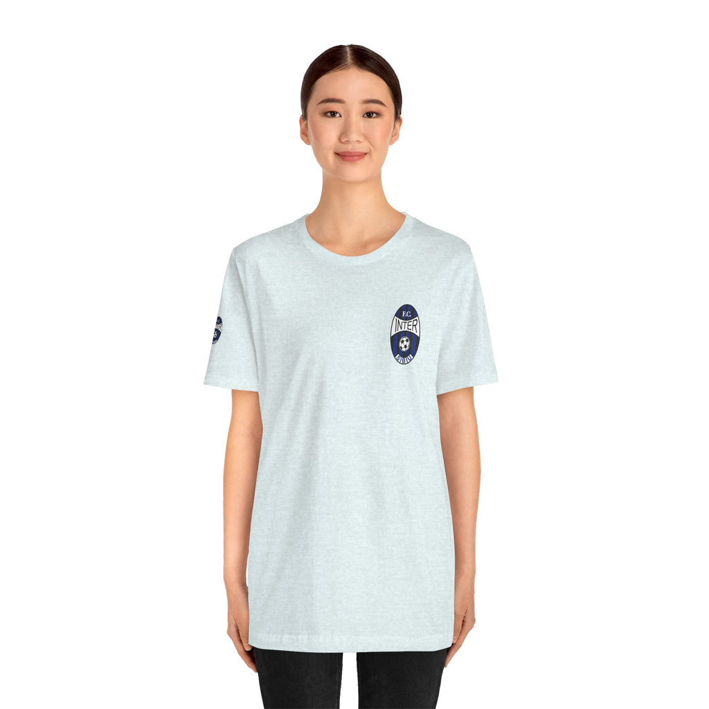 Inter Milan Crest T‑Shirt Minimal Football Fan Tee - Etna Gift