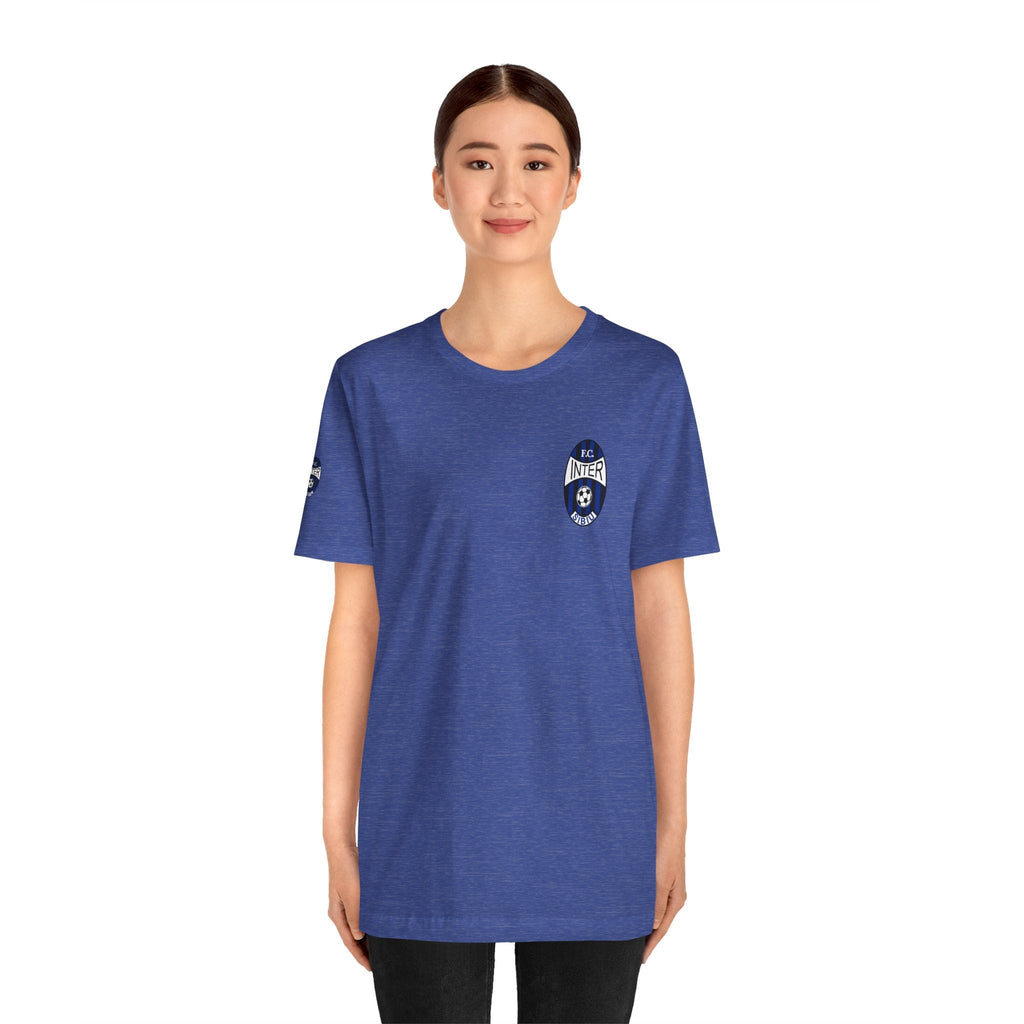 Inter Milan Crest T‑Shirt Minimal Football Fan Tee - Etna Gift