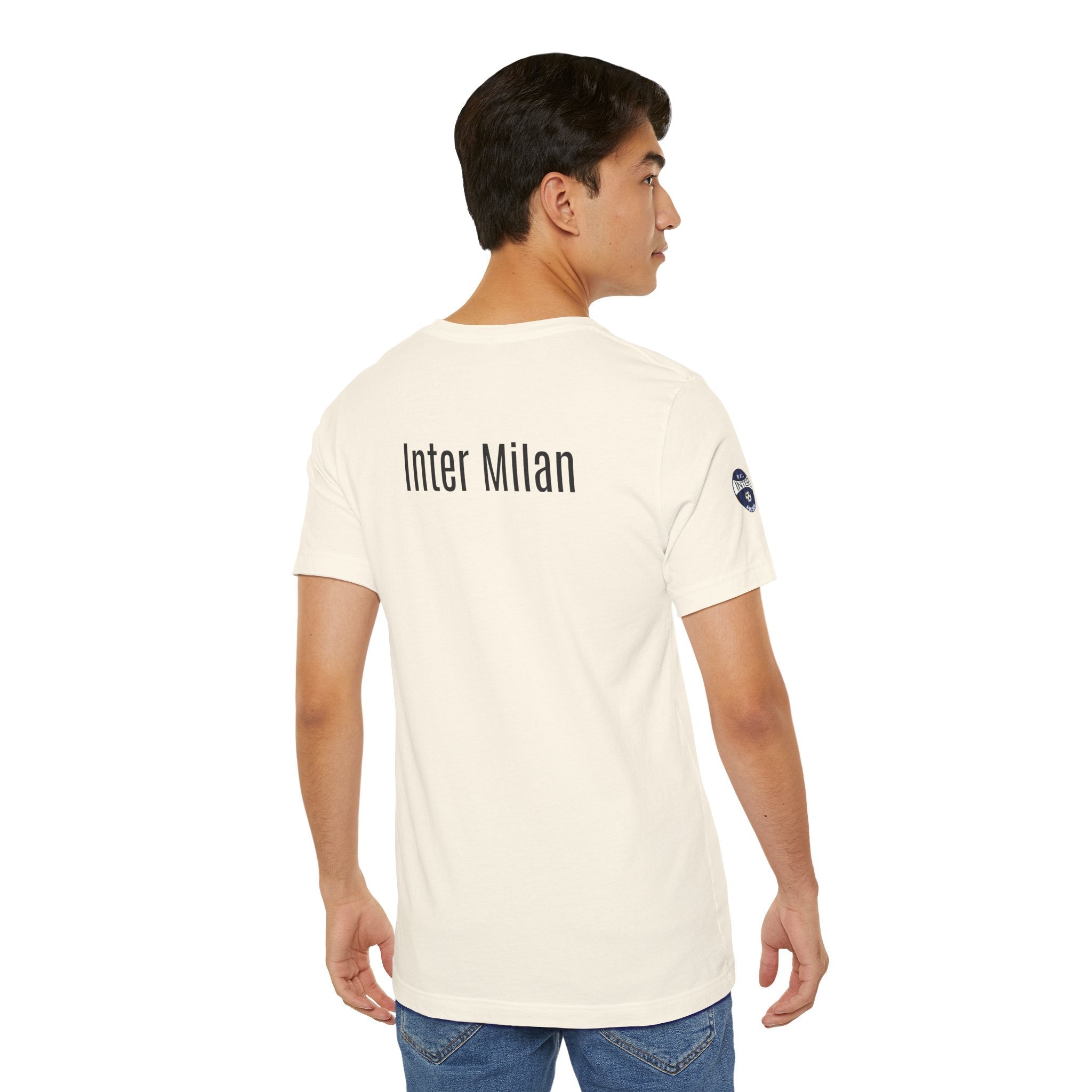 Inter Milan Crest T‑Shirt Minimal Football Fan Tee - Etna Gift