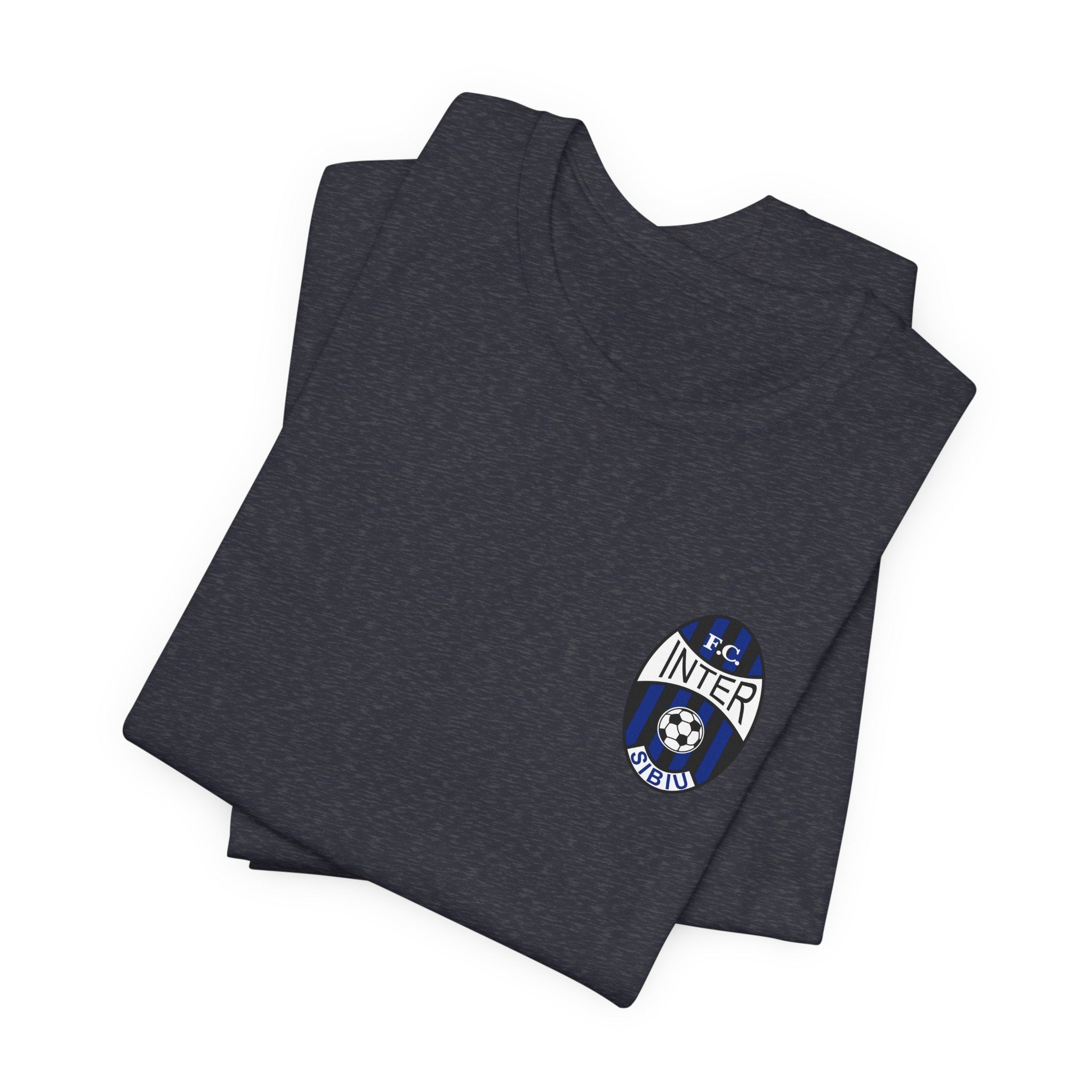 Inter Milan Crest T‑Shirt Minimal Football Fan Tee - Etna Gift