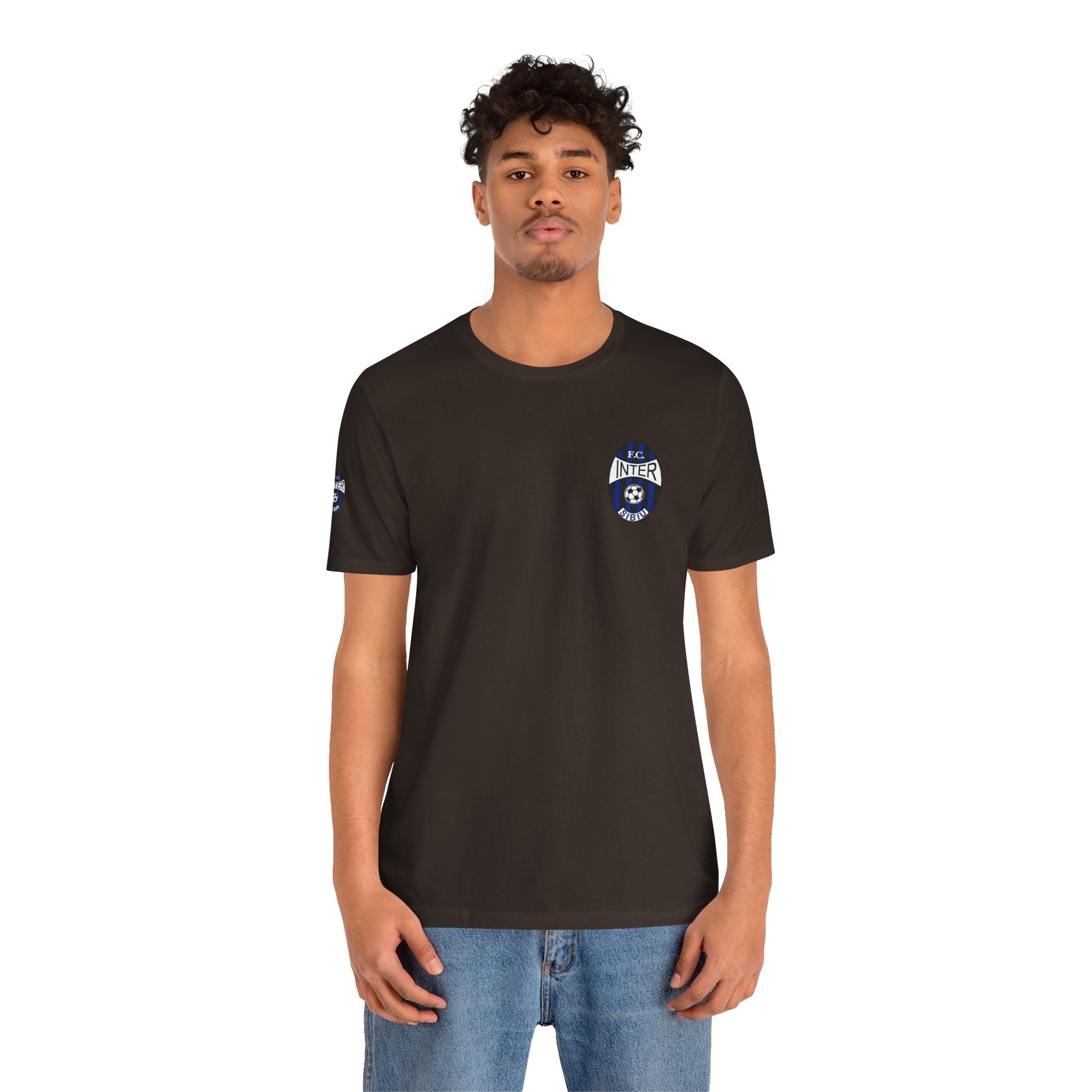 Inter Milan Crest T‑Shirt Minimal Football Fan Tee - Etna Gift