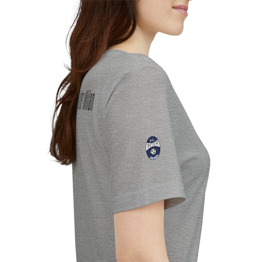 Inter Milan Crest T‑Shirt Minimal Football Fan Tee - Etna Gift