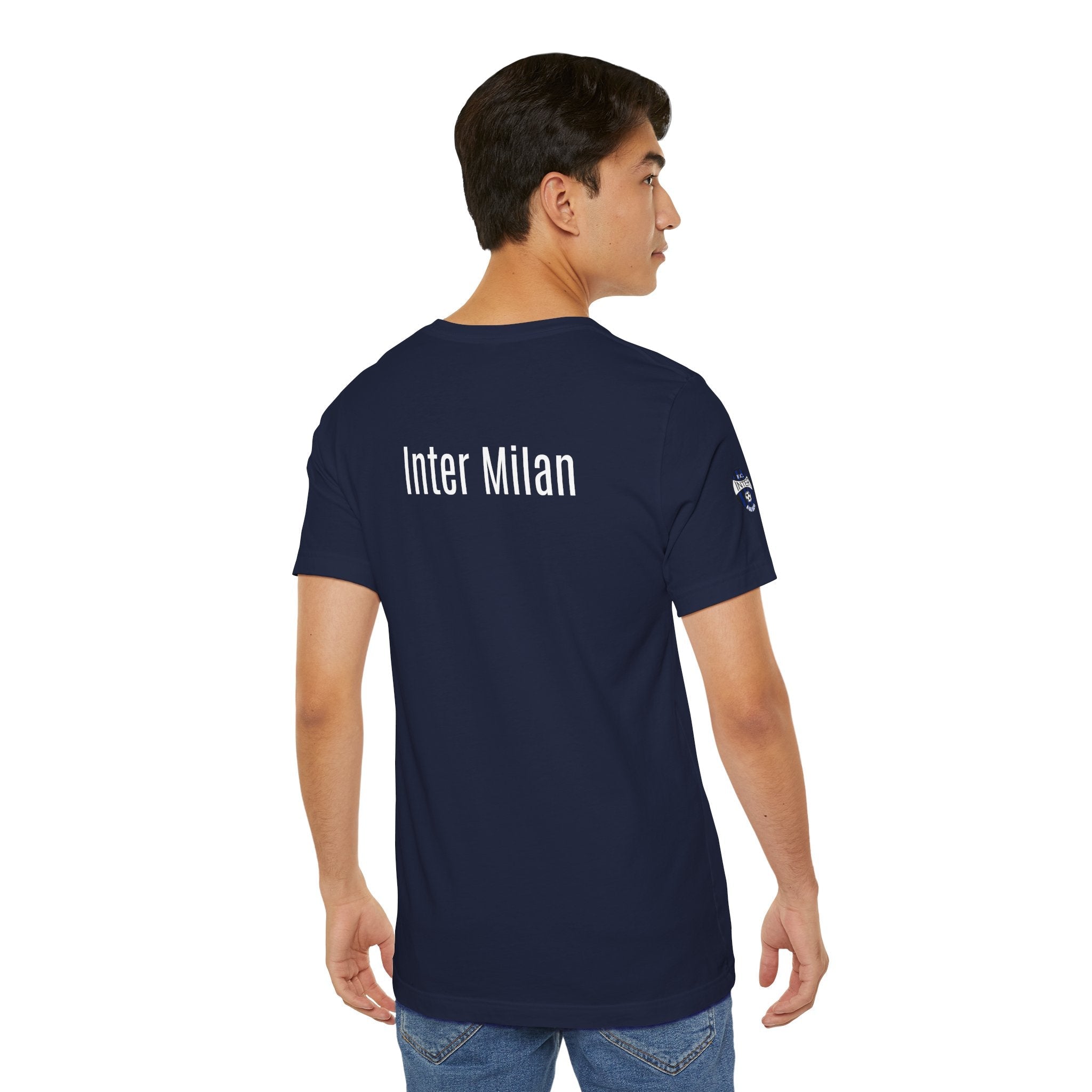 Inter Milan Crest T‑Shirt Minimal Football Fan Tee - Etna Gift