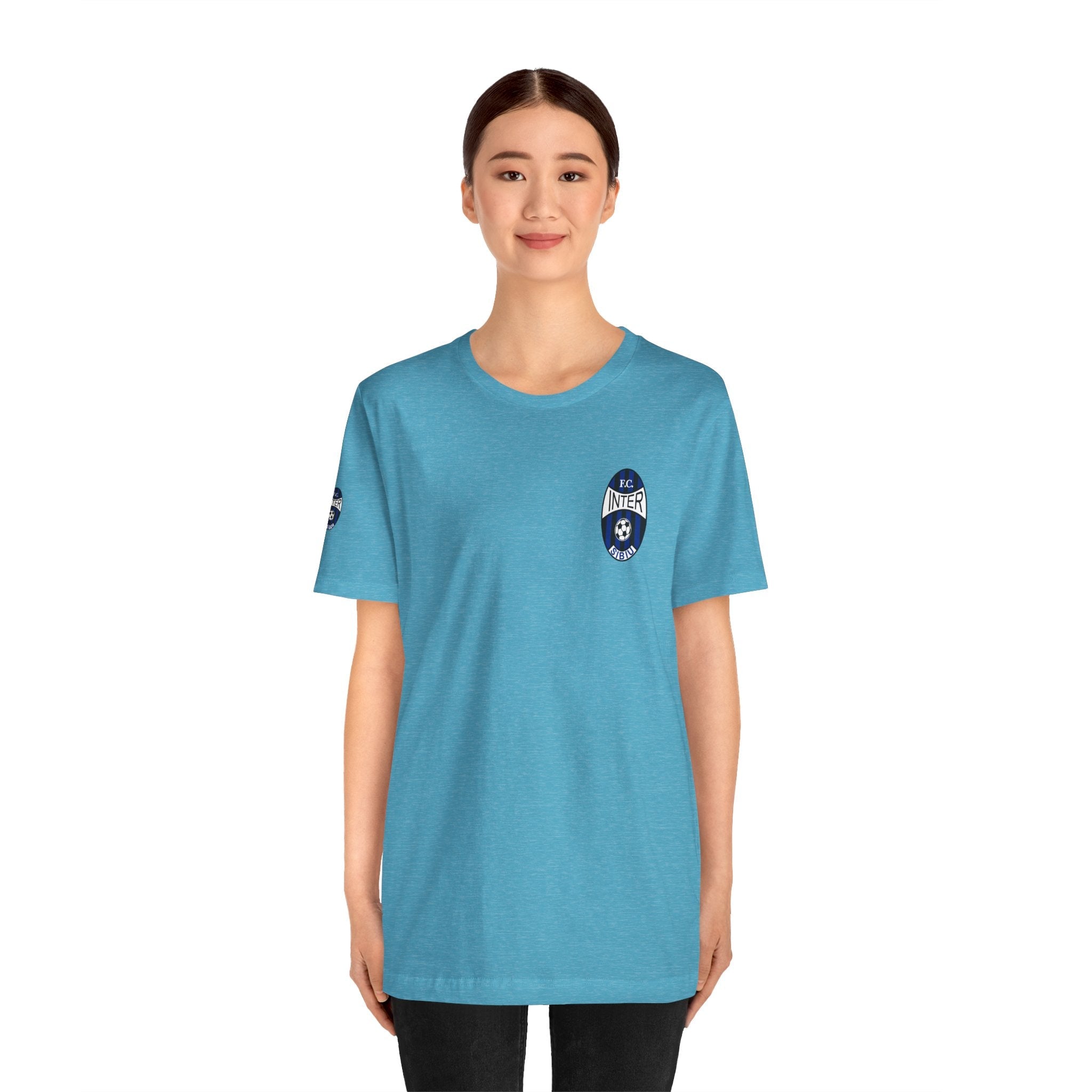 Inter Milan Crest T‑Shirt Minimal Football Fan Tee - Etna Gift