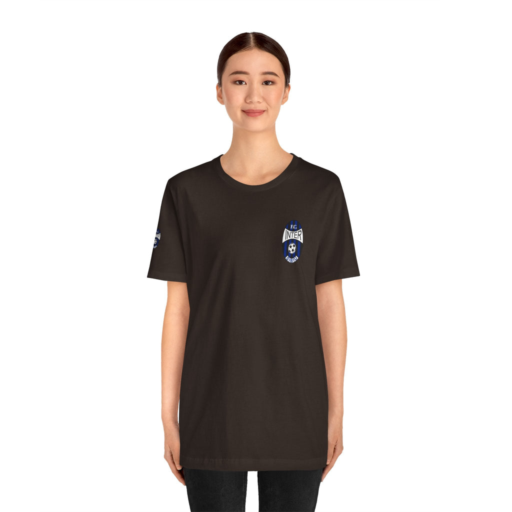 Inter Milan Crest T‑Shirt Minimal Football Fan Tee - Etna Gift