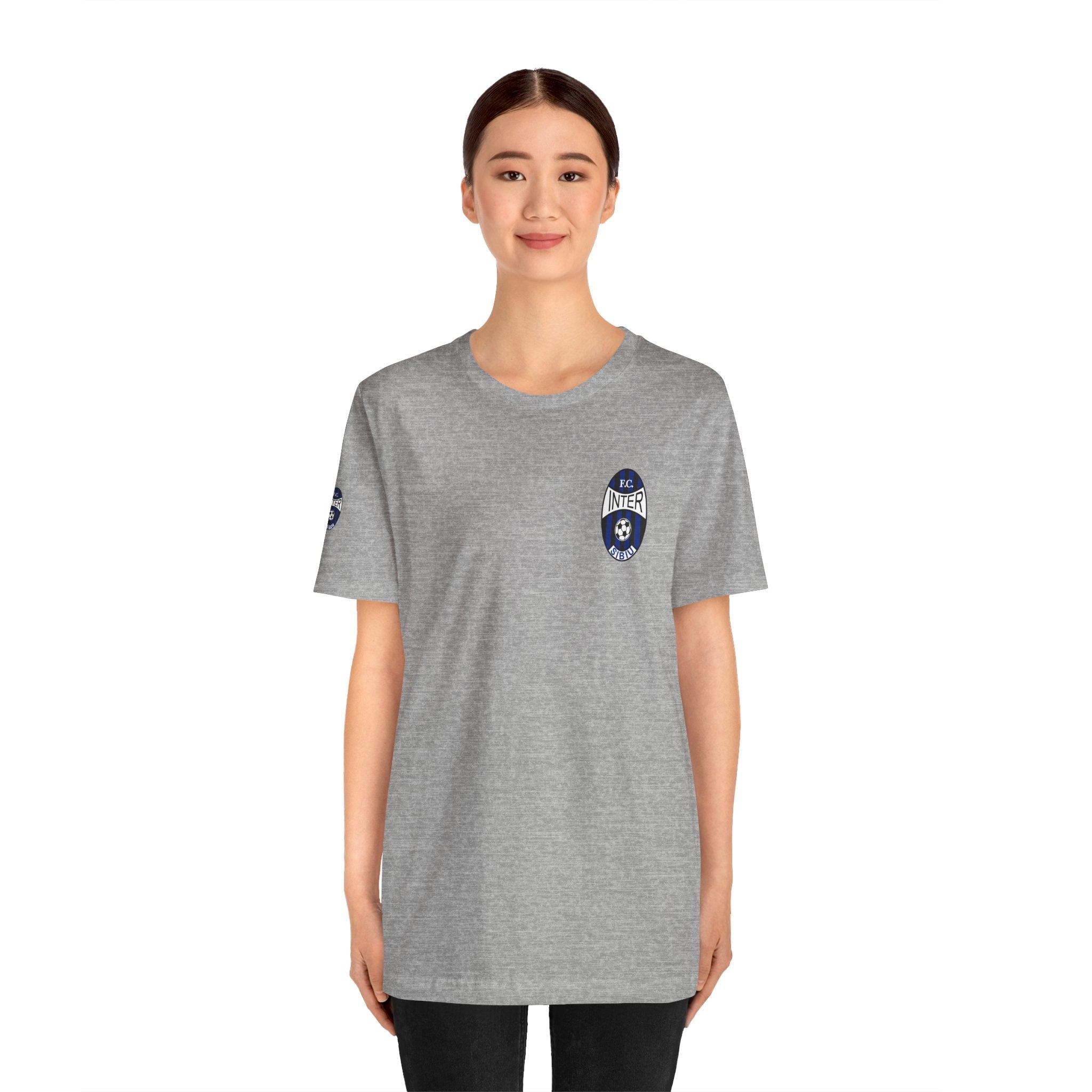 Inter Milan Crest T‑Shirt Minimal Football Fan Tee - Etna Gift
