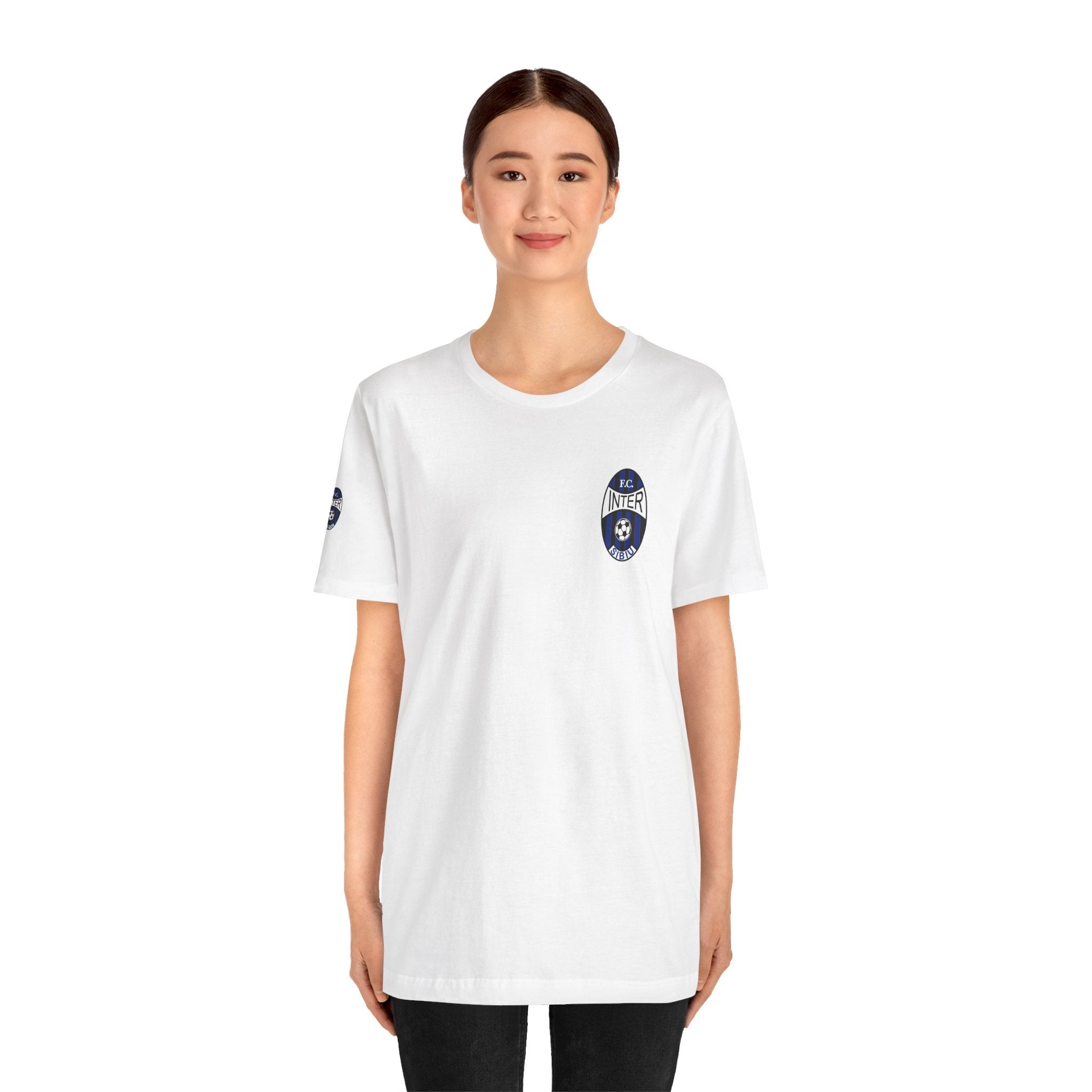 Inter Milan Crest T‑Shirt Minimal Football Fan Tee - Etna Gift