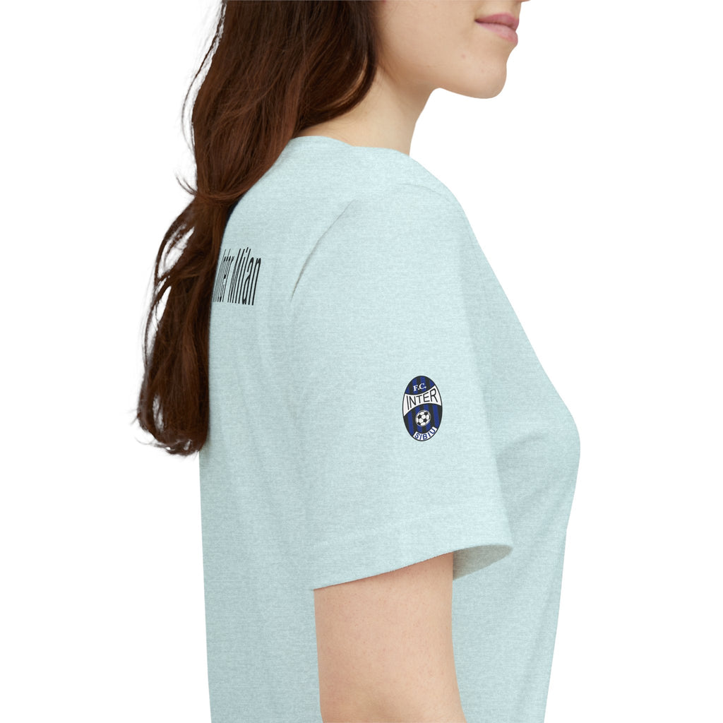 Inter Milan Crest T‑Shirt Minimal Football Fan Tee - Etna Gift
