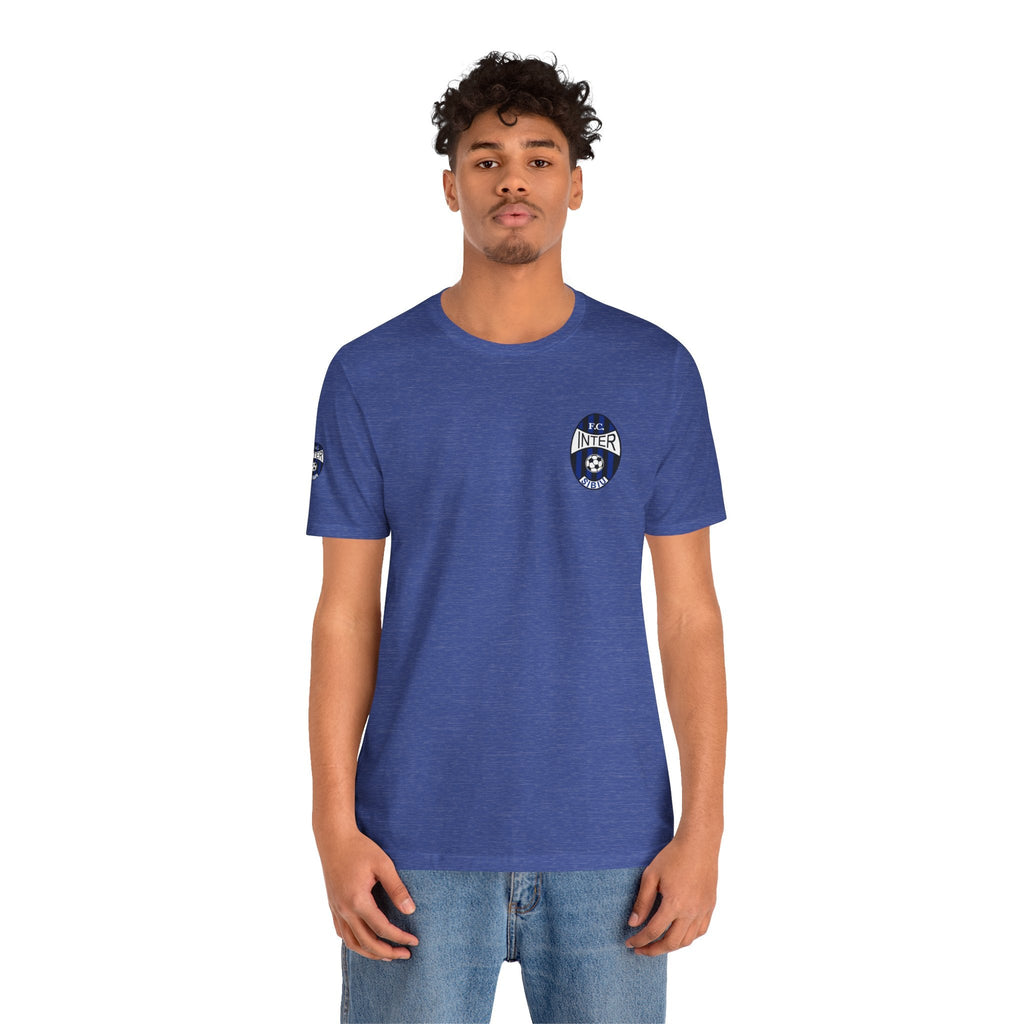 Inter Milan Crest T‑Shirt Minimal Football Fan Tee - Etna Gift