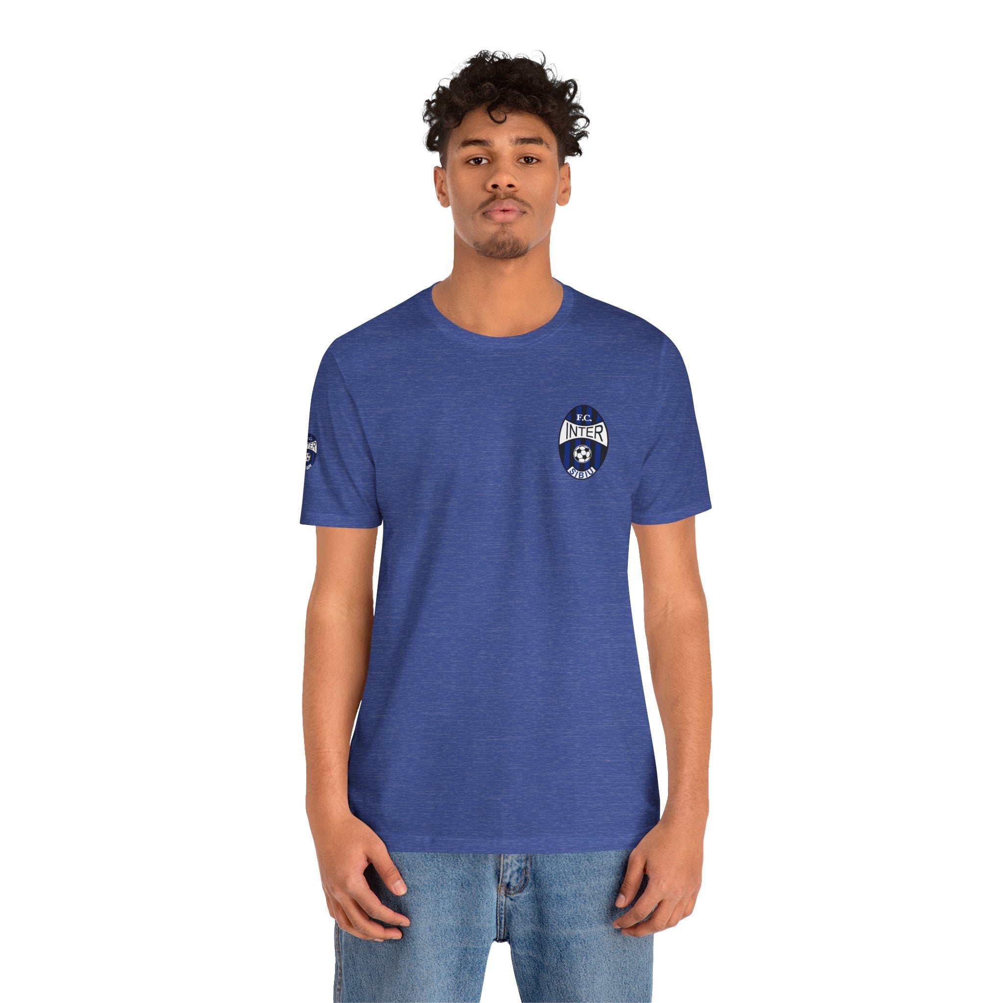 Inter Milan Crest T‑Shirt Minimal Football Fan Tee - Etna Gift