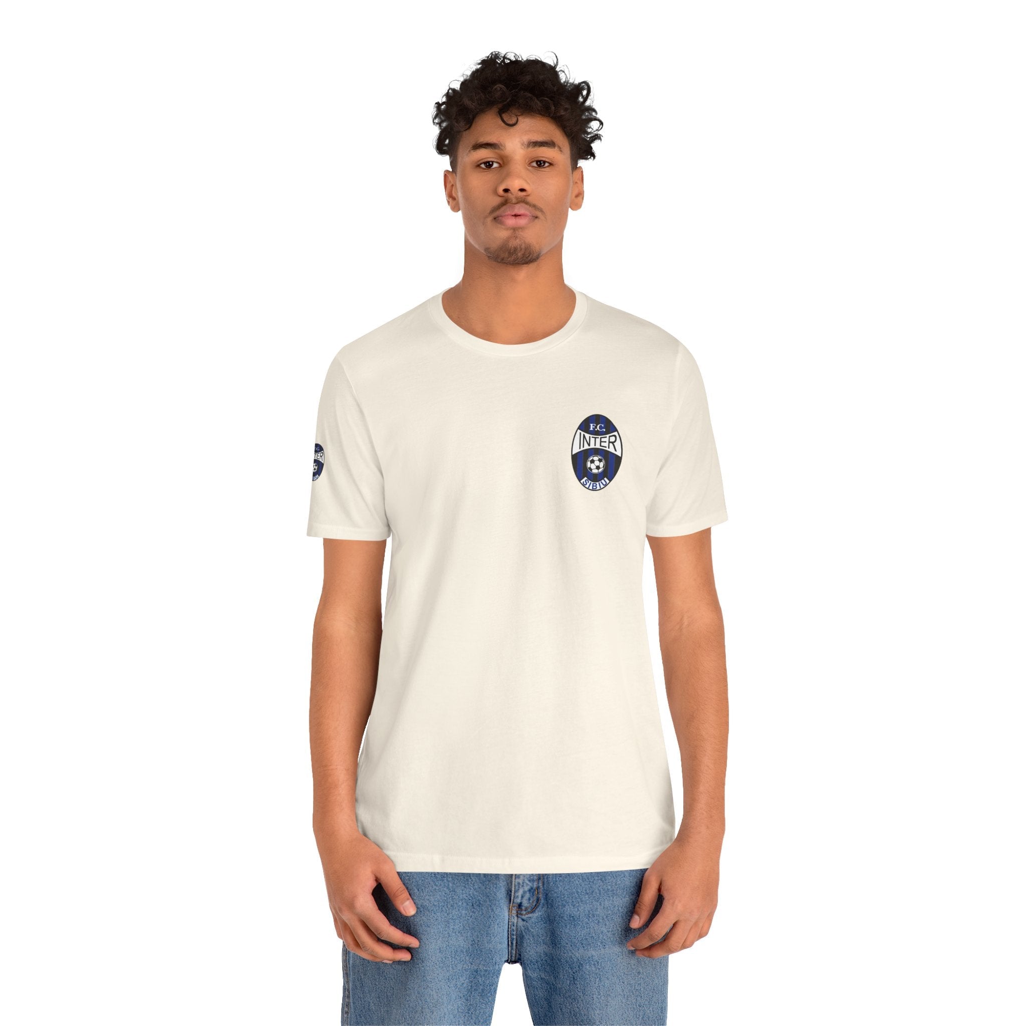 Inter Milan Crest T‑Shirt Minimal Football Fan Tee - Etna Gift