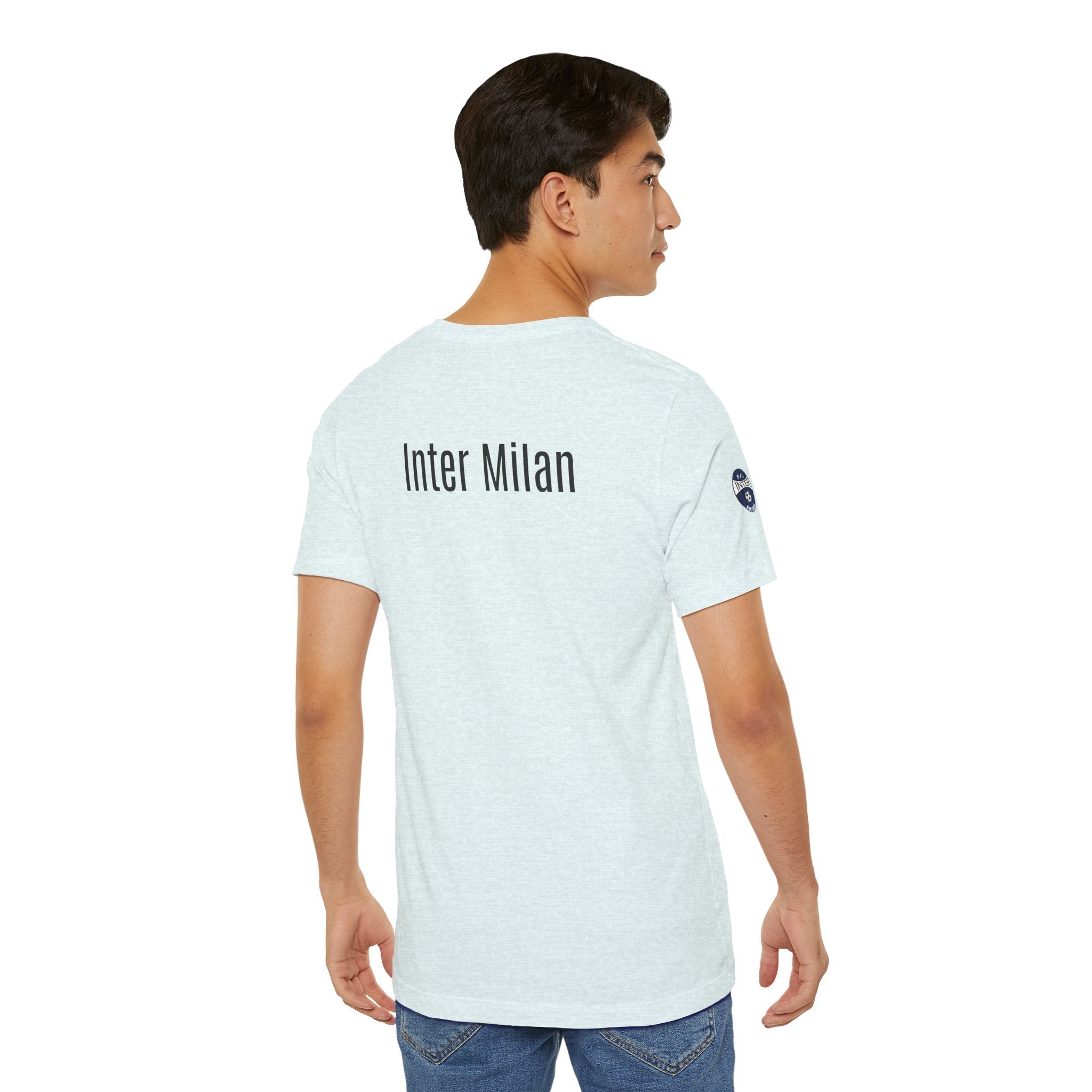 Inter Milan Crest T‑Shirt Minimal Football Fan Tee - Etna Gift