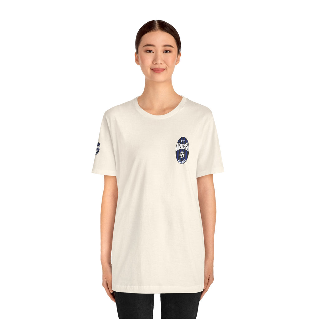 Inter Milan Crest T‑Shirt Minimal Football Fan Tee - Etna Gift