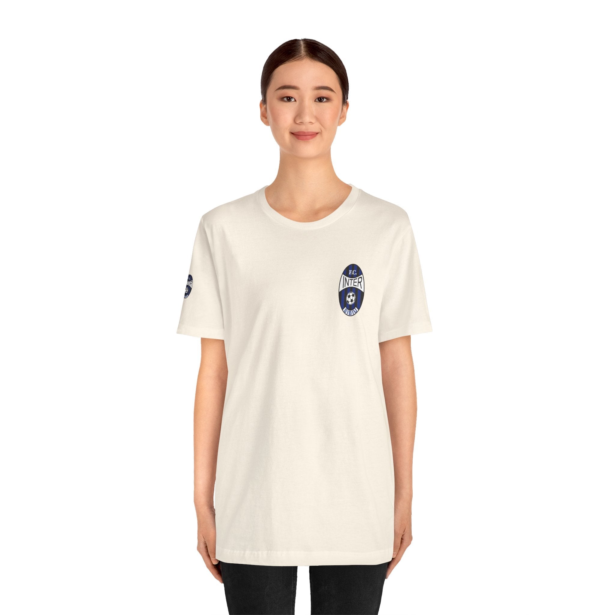 Inter Milan Crest T‑Shirt Minimal Football Fan Tee - Etna Gift