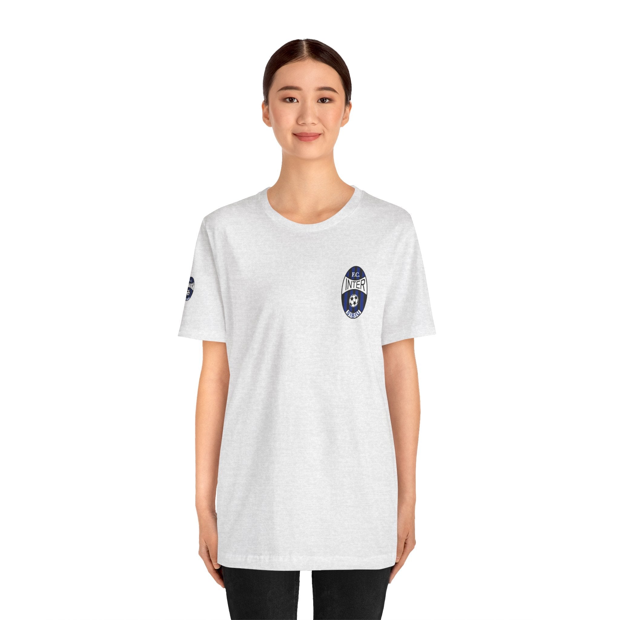 Inter Milan Crest T‑Shirt Minimal Football Fan Tee - Etna Gift