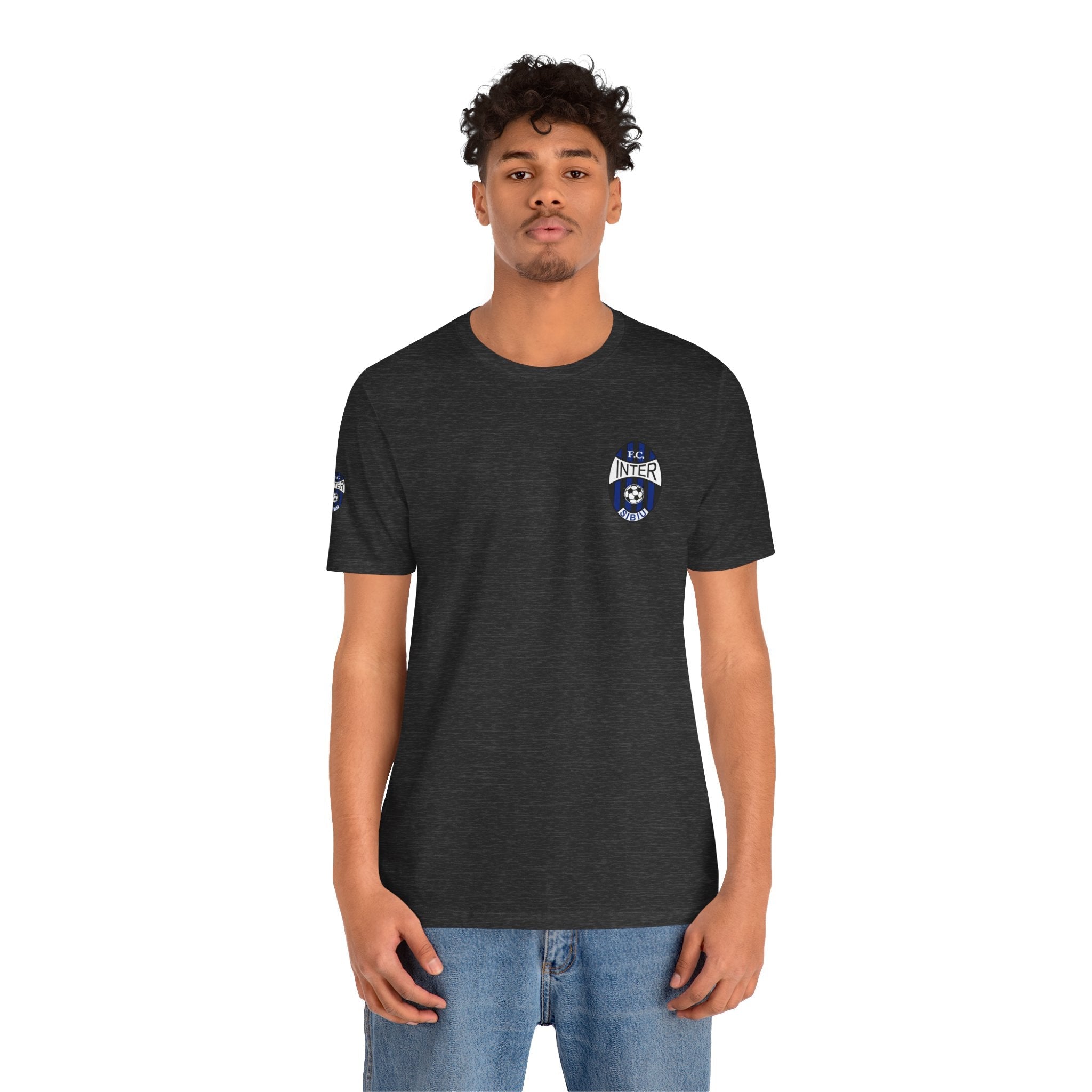 Inter Milan Crest T‑Shirt Minimal Football Fan Tee - Etna Gift