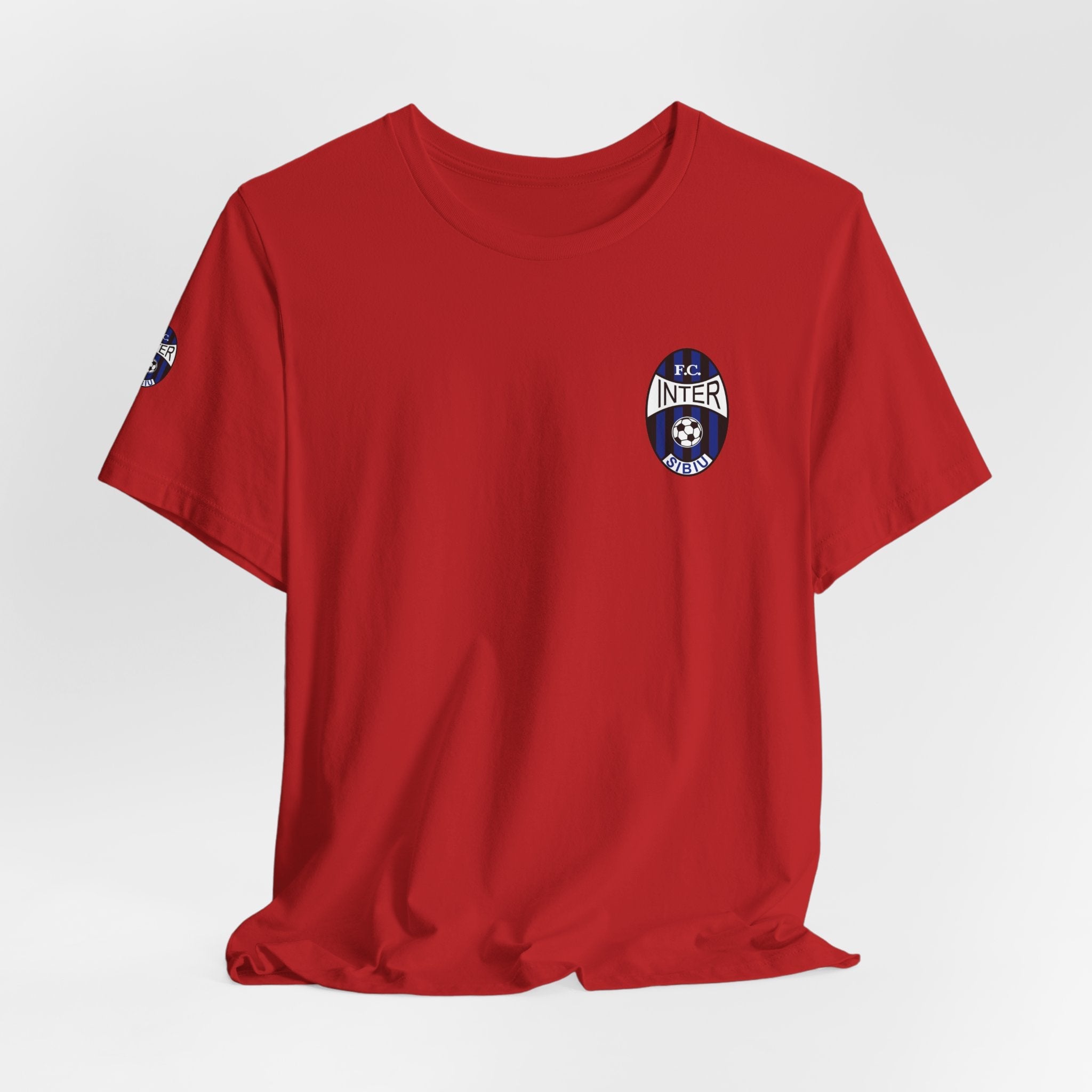 Inter Milan Crest T‑Shirt Minimal Football Fan Tee - Etna Gift
