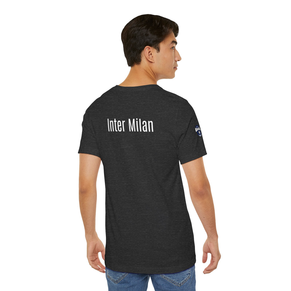 Inter Milan Crest T‑Shirt Minimal Football Fan Tee - Etna Gift