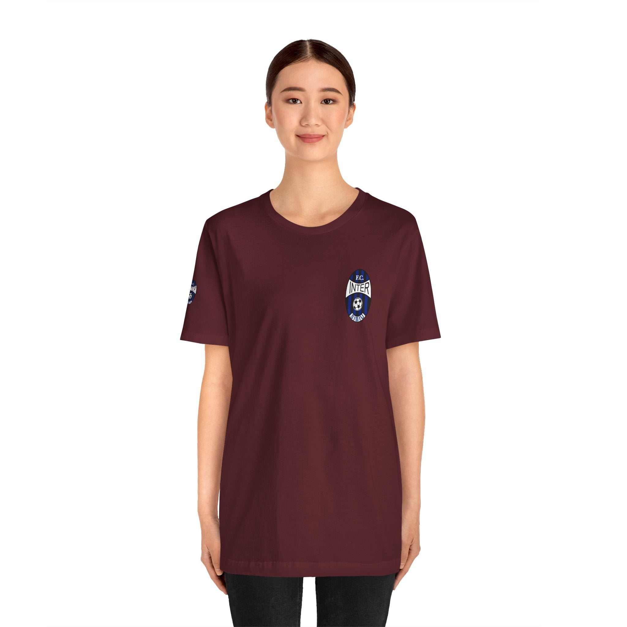 Inter Milan Crest T‑Shirt Minimal Football Fan Tee - Etna Gift