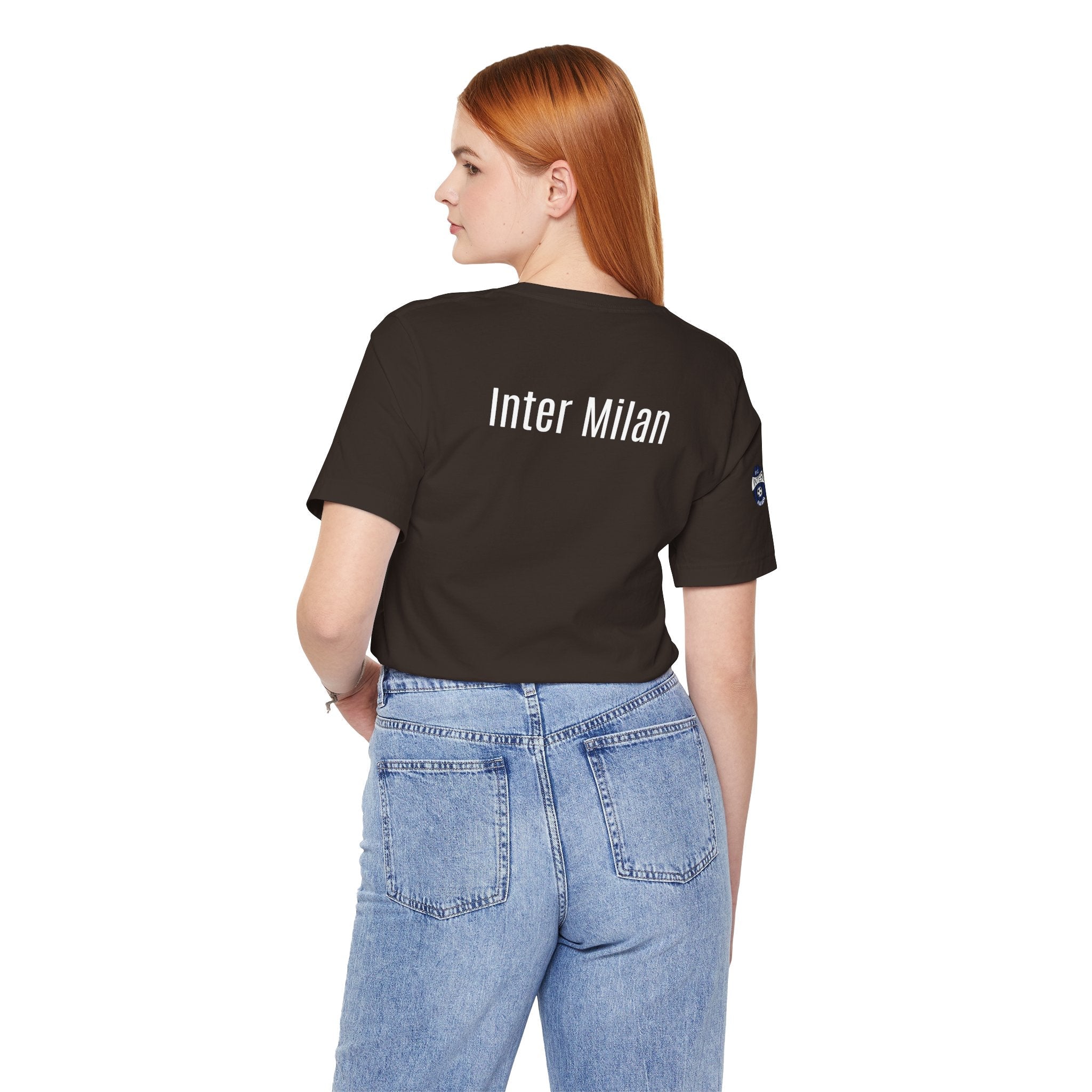 Inter Milan Crest T‑Shirt Minimal Football Fan Tee - Etna Gift