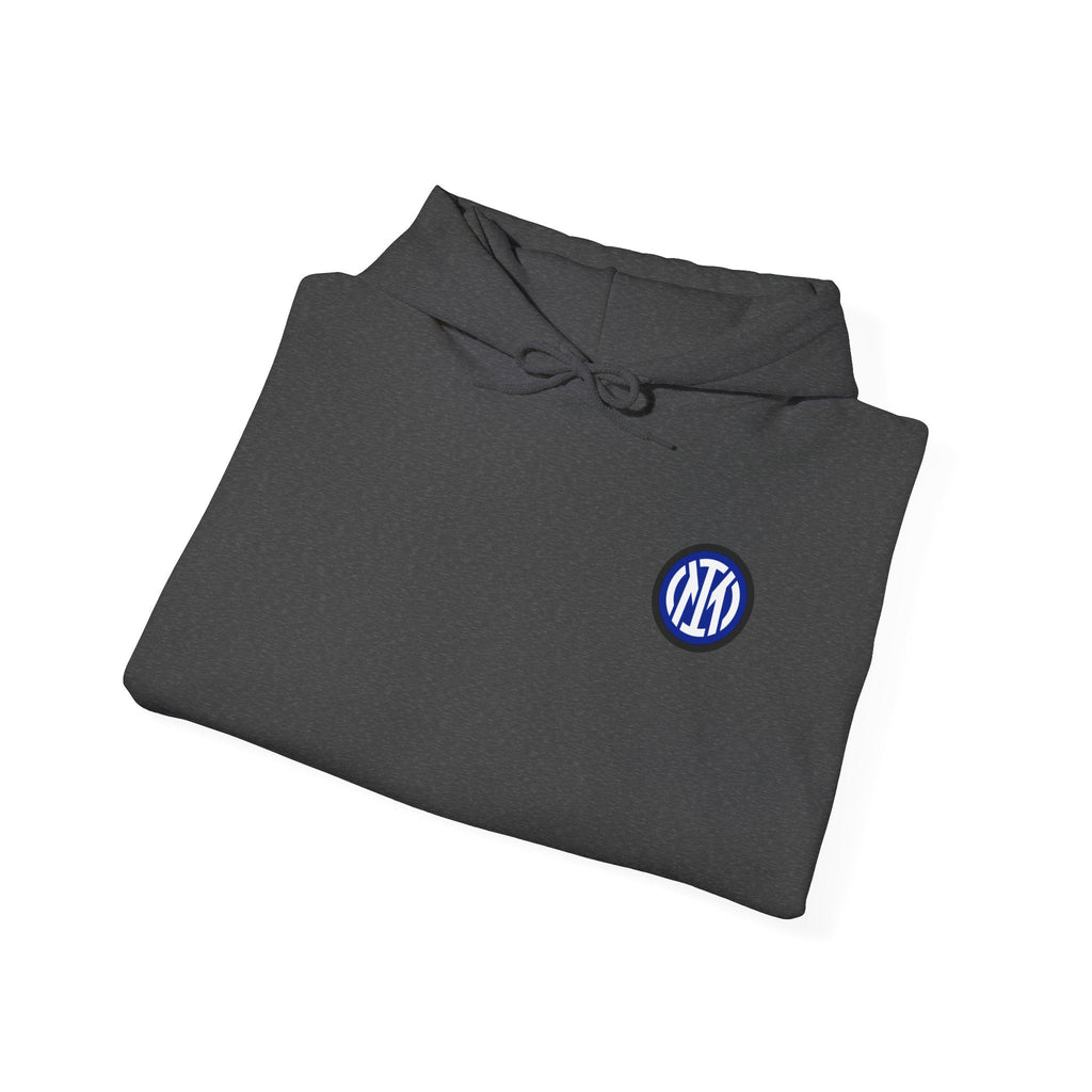 Inter Milan Logo Hoodie White Soccer Fan Pullover - Etna Gift
