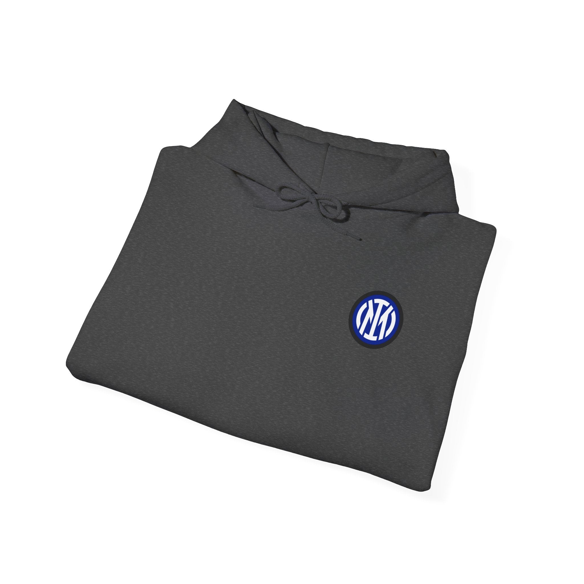 Inter Milan Logo Hoodie White Soccer Fan Pullover - Etna Gift
