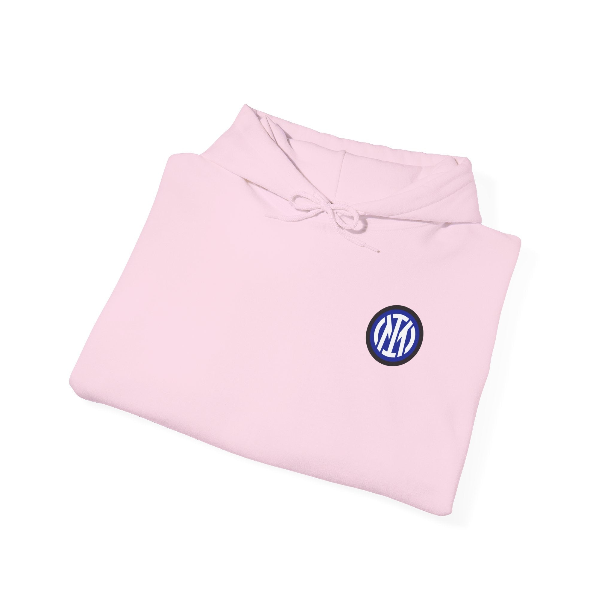 Inter Milan Logo Hoodie White Soccer Fan Pullover - Etna Gift