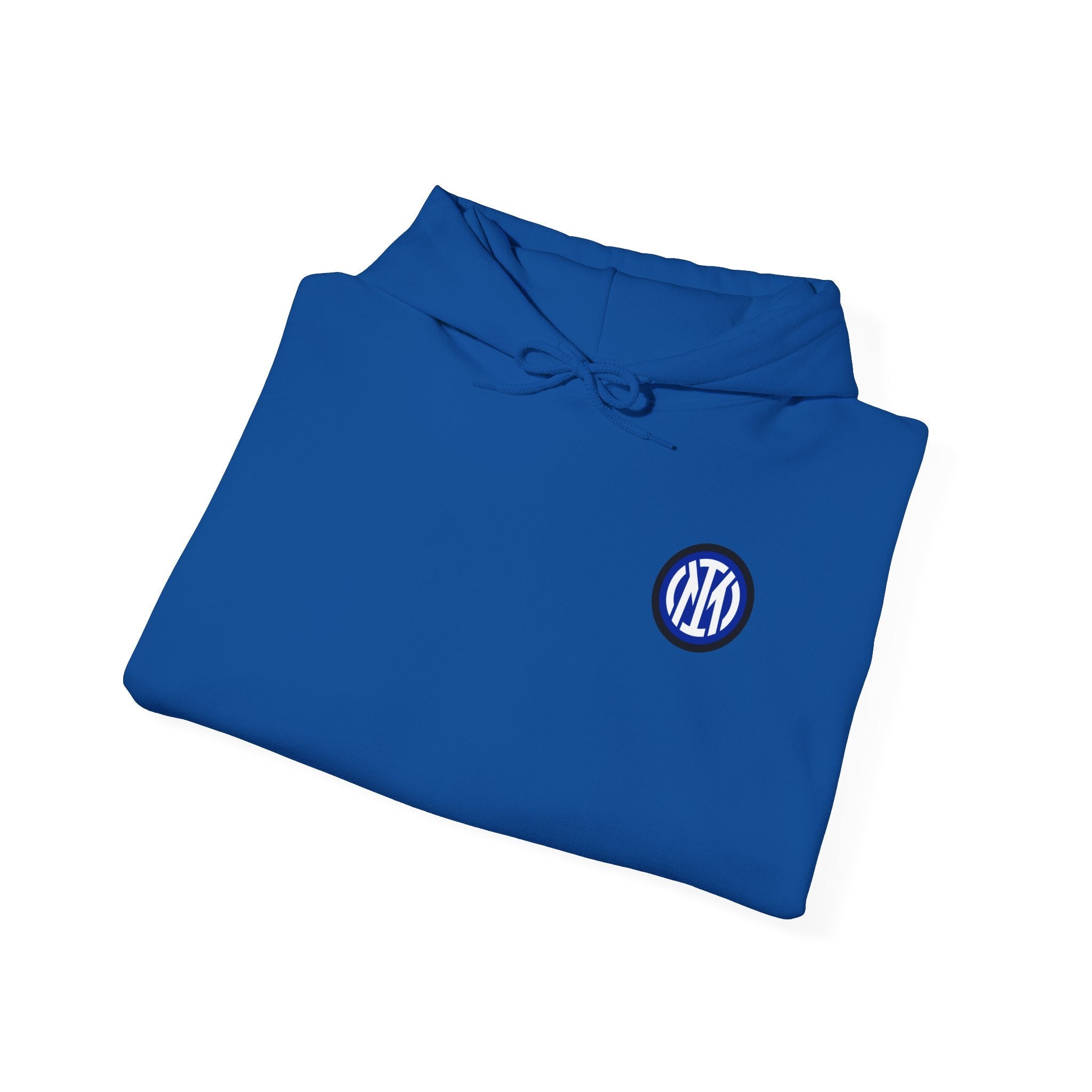 Inter Milan Logo Hoodie White Soccer Fan Pullover - Etna Gift