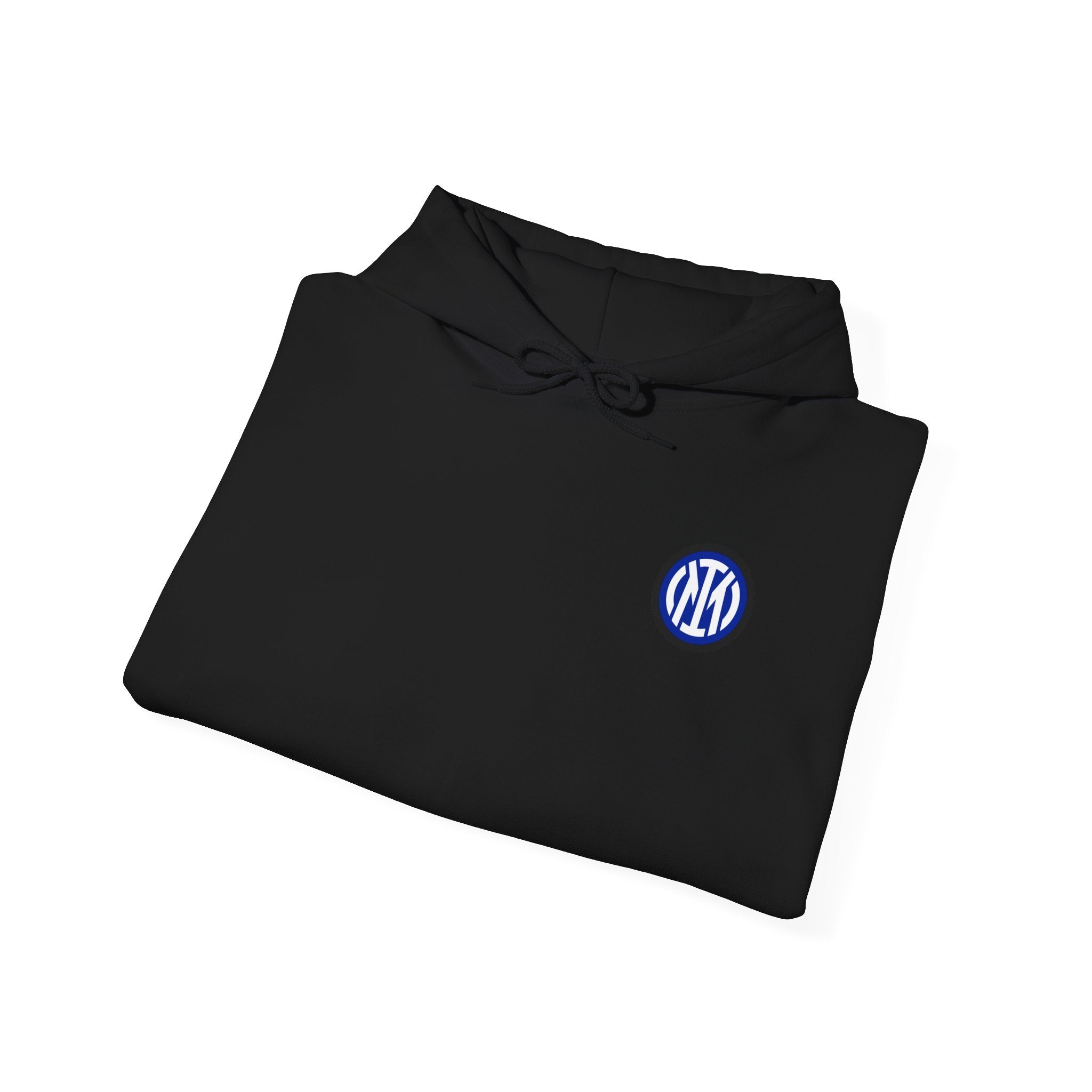 Inter Milan Logo Hoodie White Soccer Fan Pullover - Etna Gift