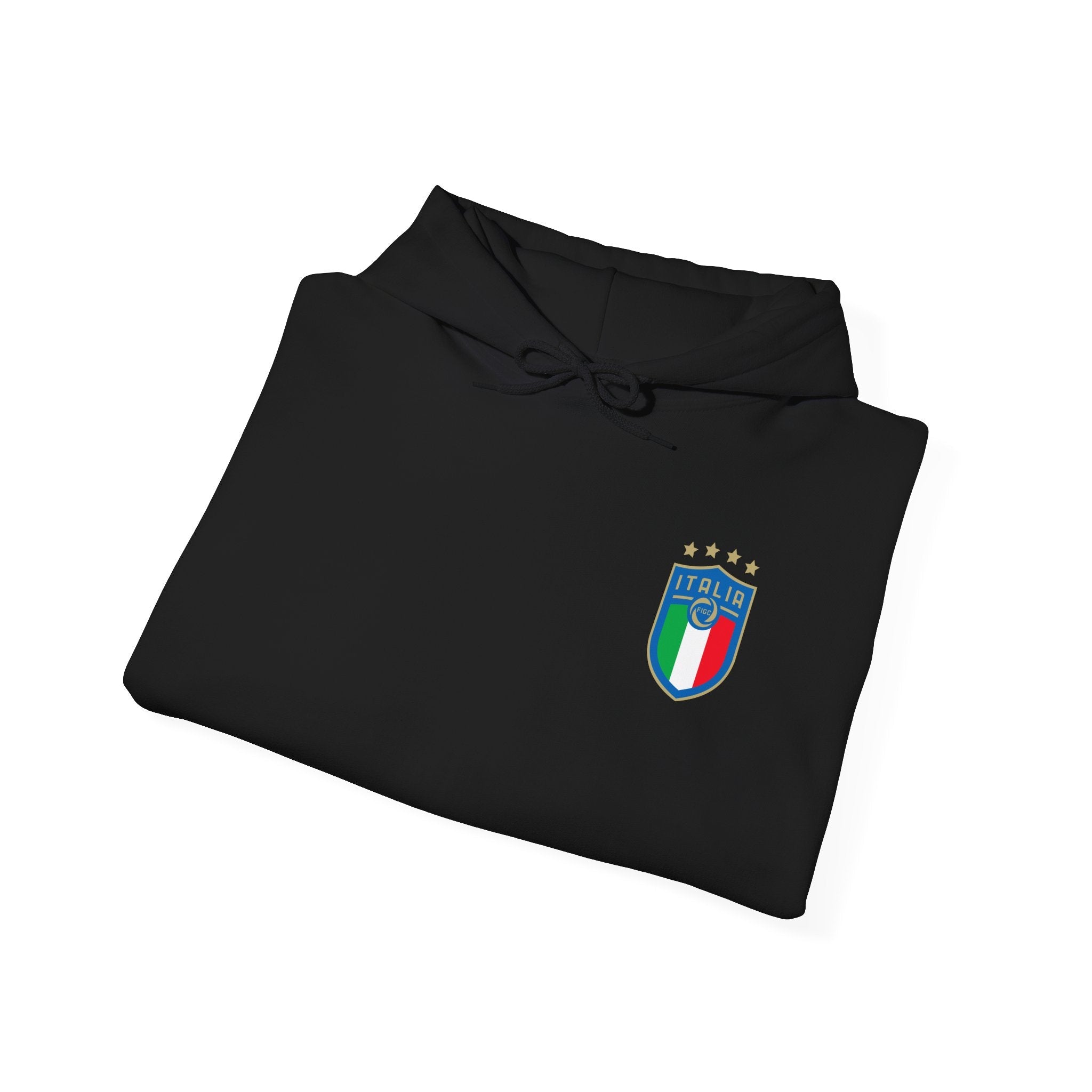 Italia Crest Hoodie Italian Flag Soccer Pullover - Etna Gift