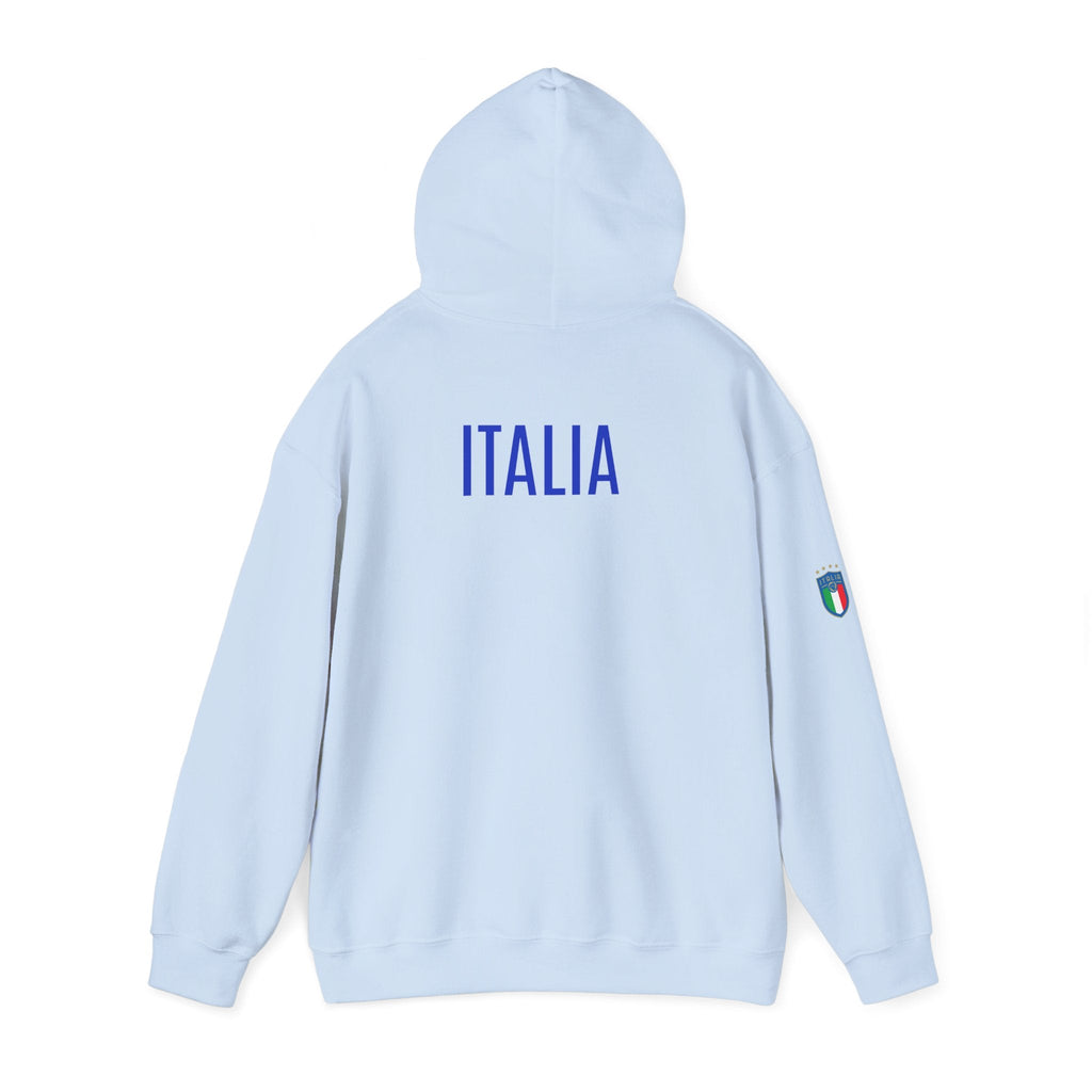 Italia Crest Hoodie Italian Flag Soccer Pullover - Etna Gift