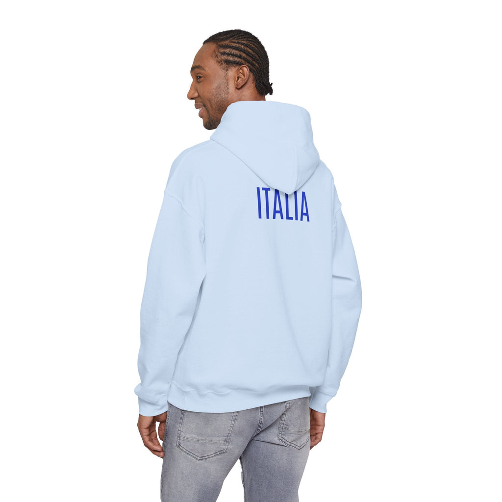 Italia Crest Hoodie Italian Flag Soccer Pullover - Etna Gift