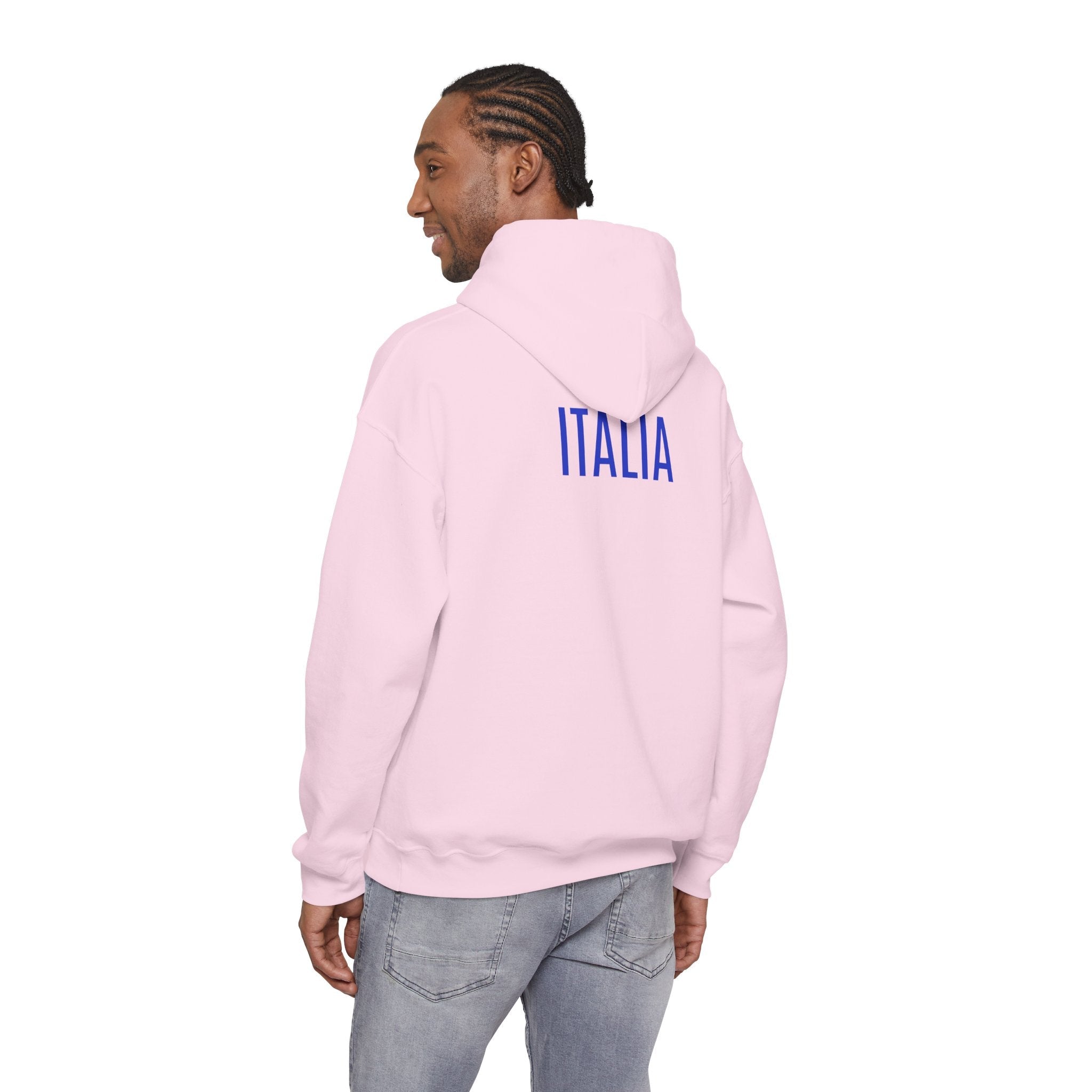 Italia Crest Hoodie Italian Flag Soccer Pullover - Etna Gift