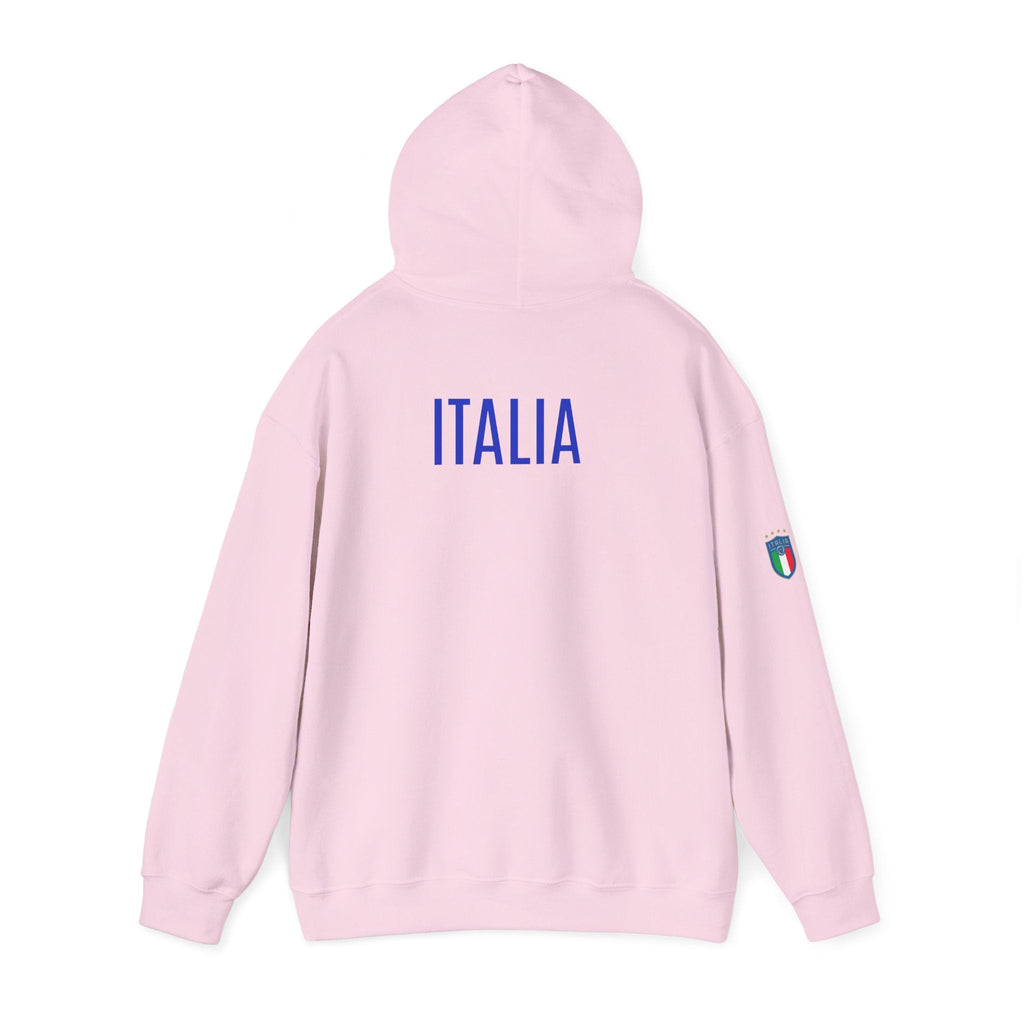 Italia Crest Hoodie Italian Flag Soccer Pullover - Etna Gift