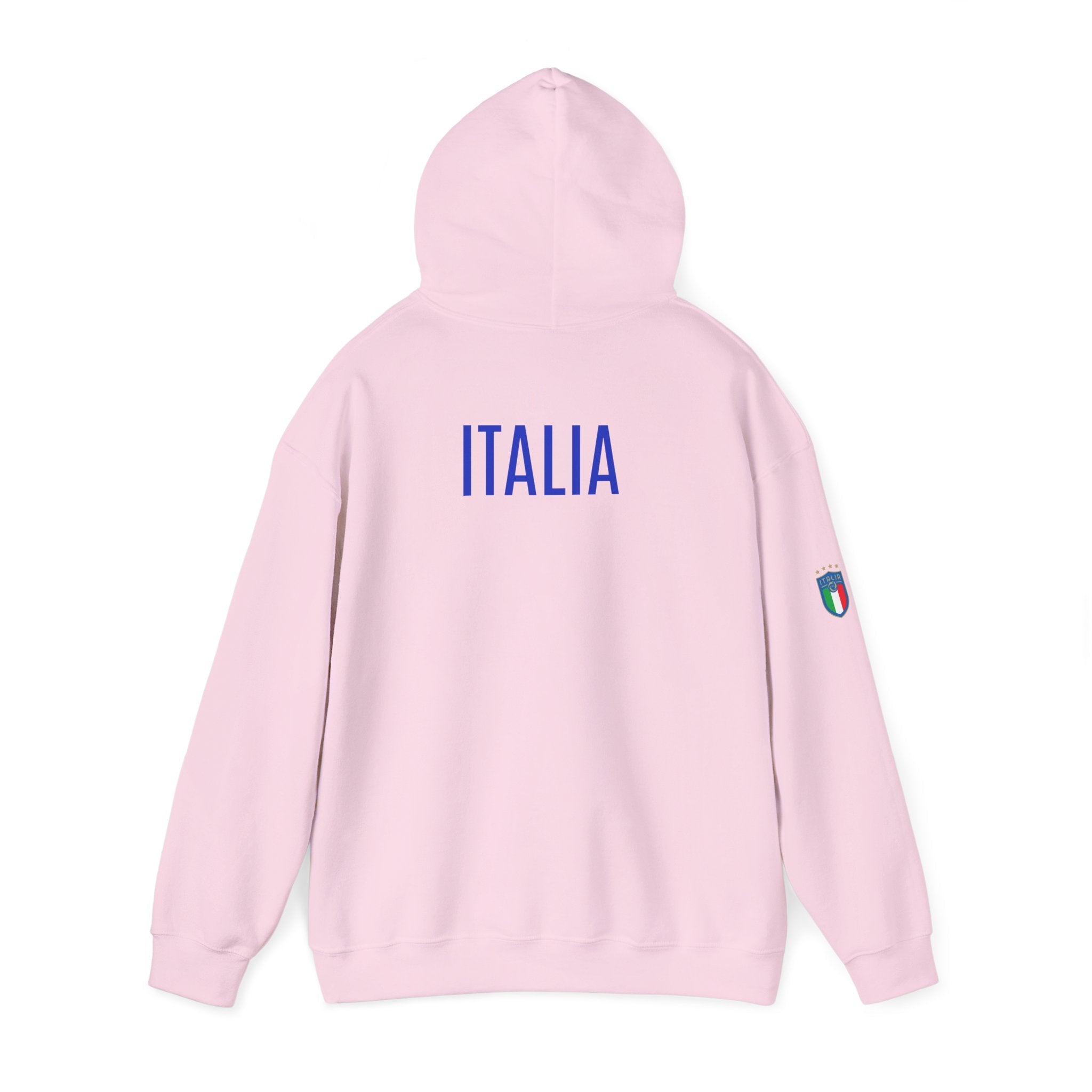 Italia Crest Hoodie Italian Flag Soccer Pullover - Etna Gift