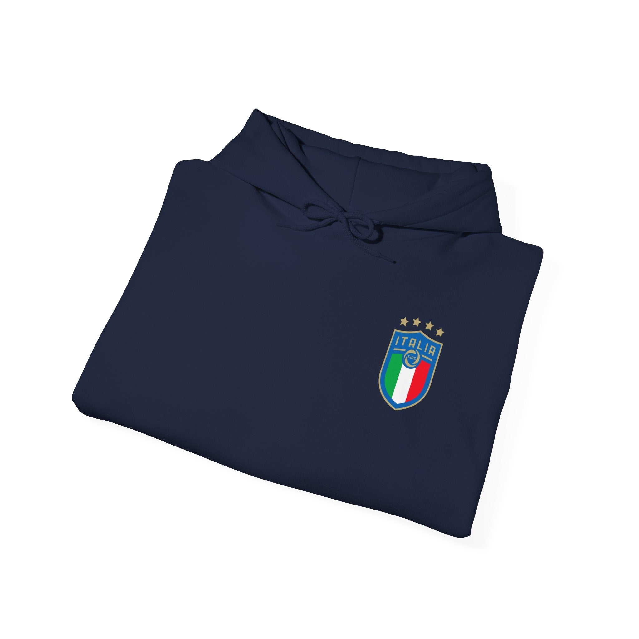Italia Crest Hoodie Italian Flag Soccer Pullover - Etna Gift
