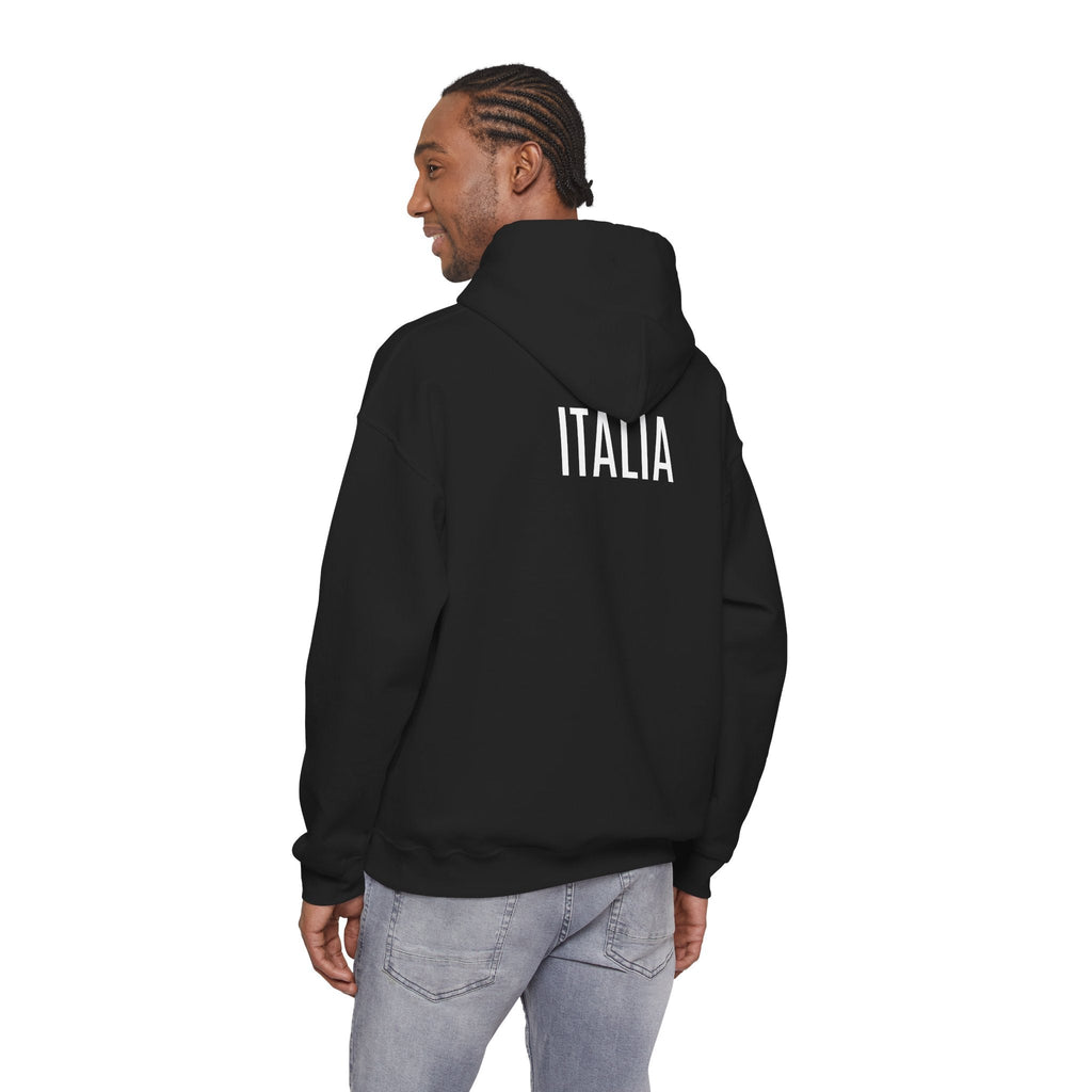 Italia Crest Hoodie Italian Flag Soccer Pullover - Etna Gift