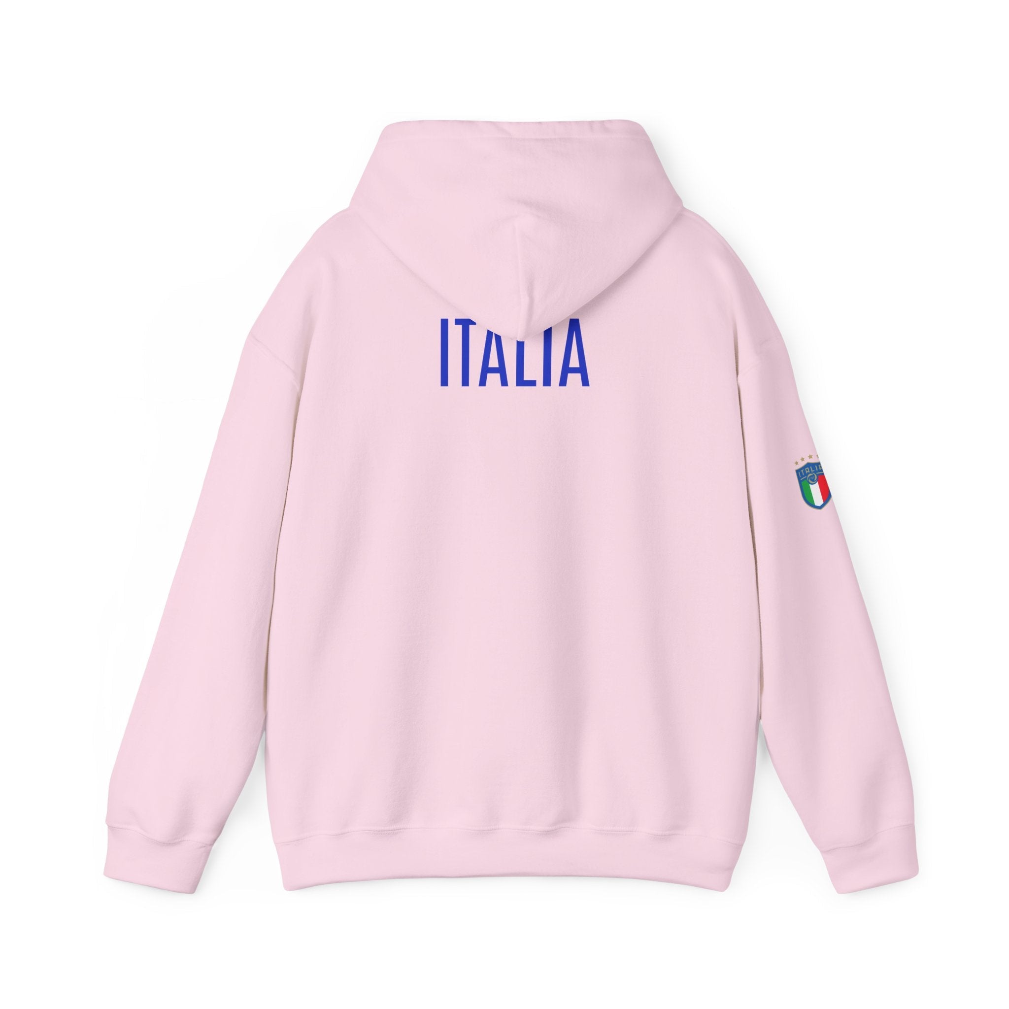 Italia Crest Hoodie Italian Flag Soccer Pullover - Etna Gift