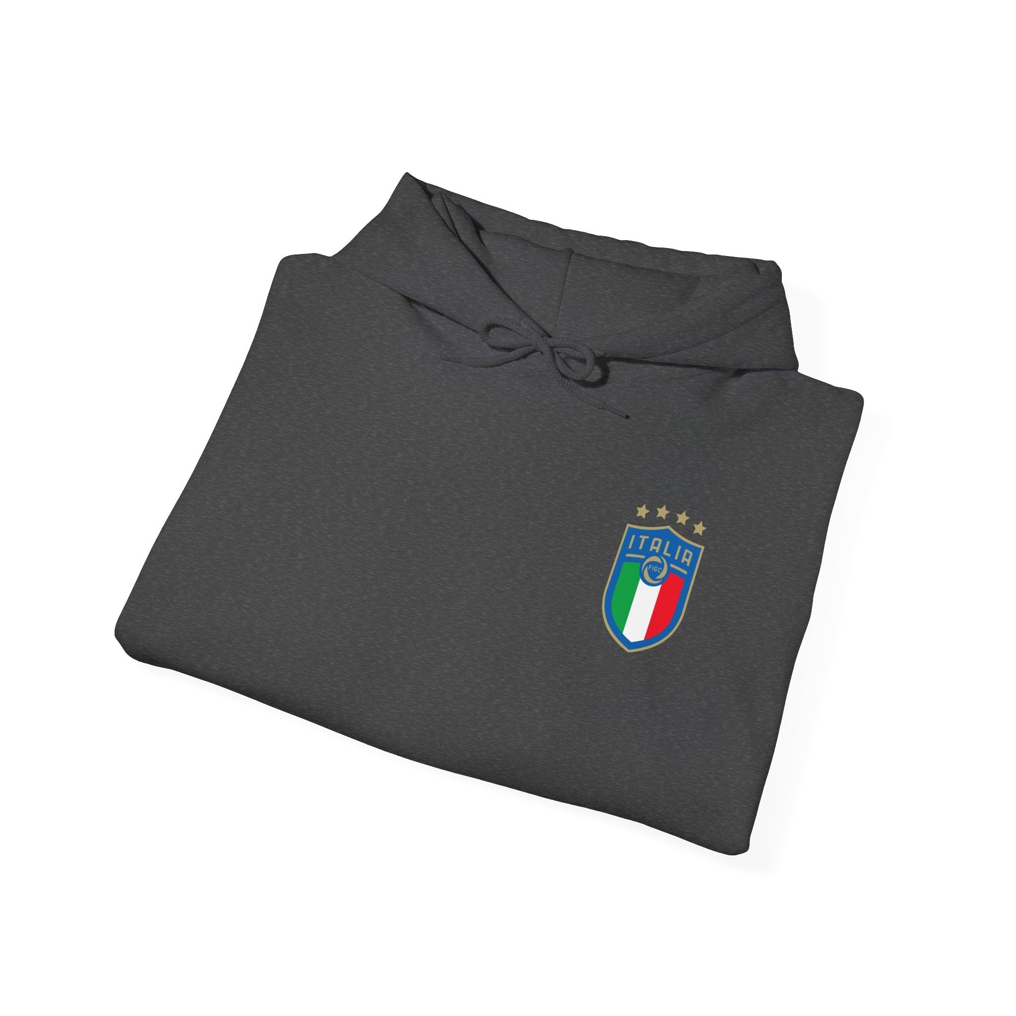 Italia Crest Hoodie Italian Flag Soccer Pullover - Etna Gift