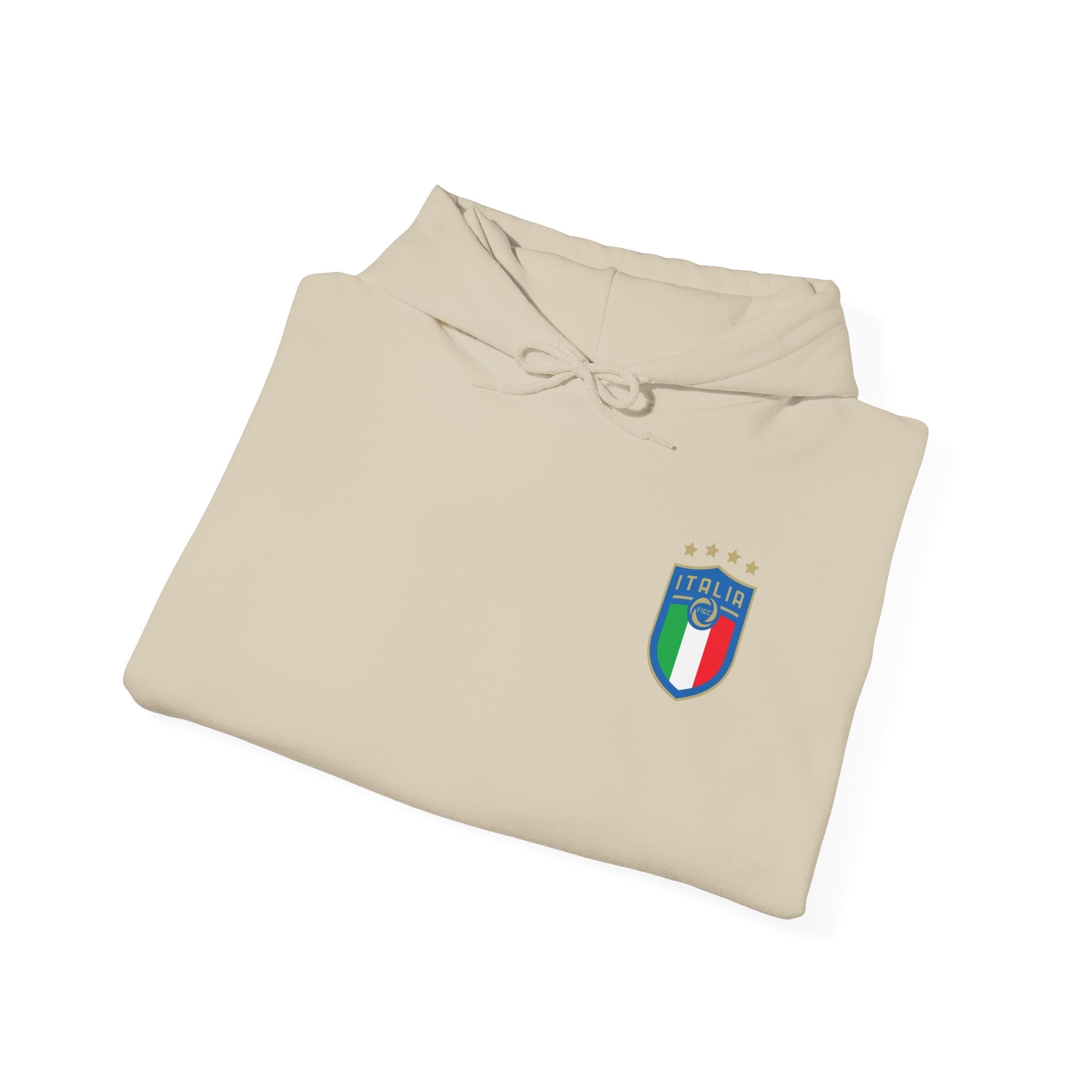 Italia Crest Hoodie Italian Flag Soccer Pullover - Etna Gift