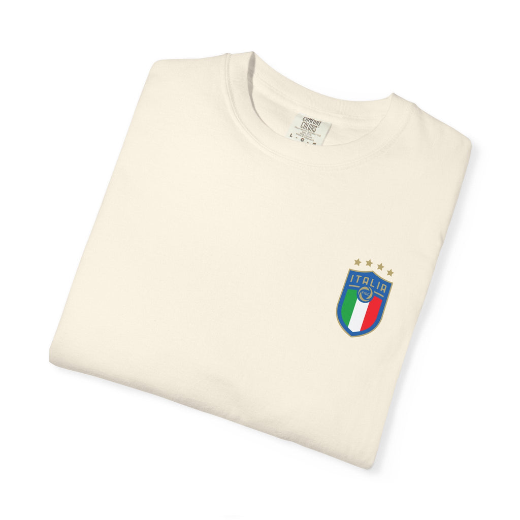 Italia Crest T-Shirt Italian Flag Logo Tee - Etna Gift